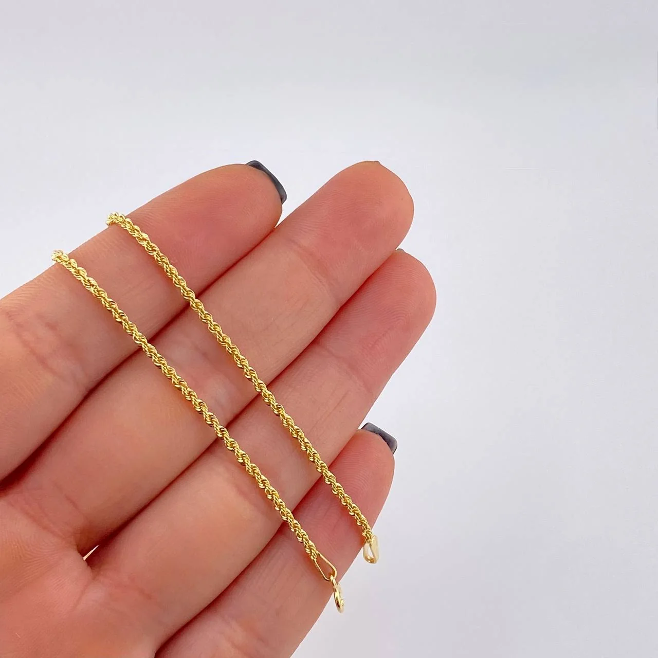 Cadena Lazo 1.95g / 24 in / 1.15mm Oro Amarillo 18K - Image 4
