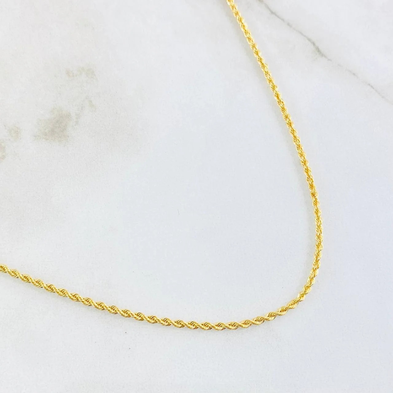 Cadena Lazo 2.05 g / 23 3/4 in / 1.7 mm Oro Amarillo 18K