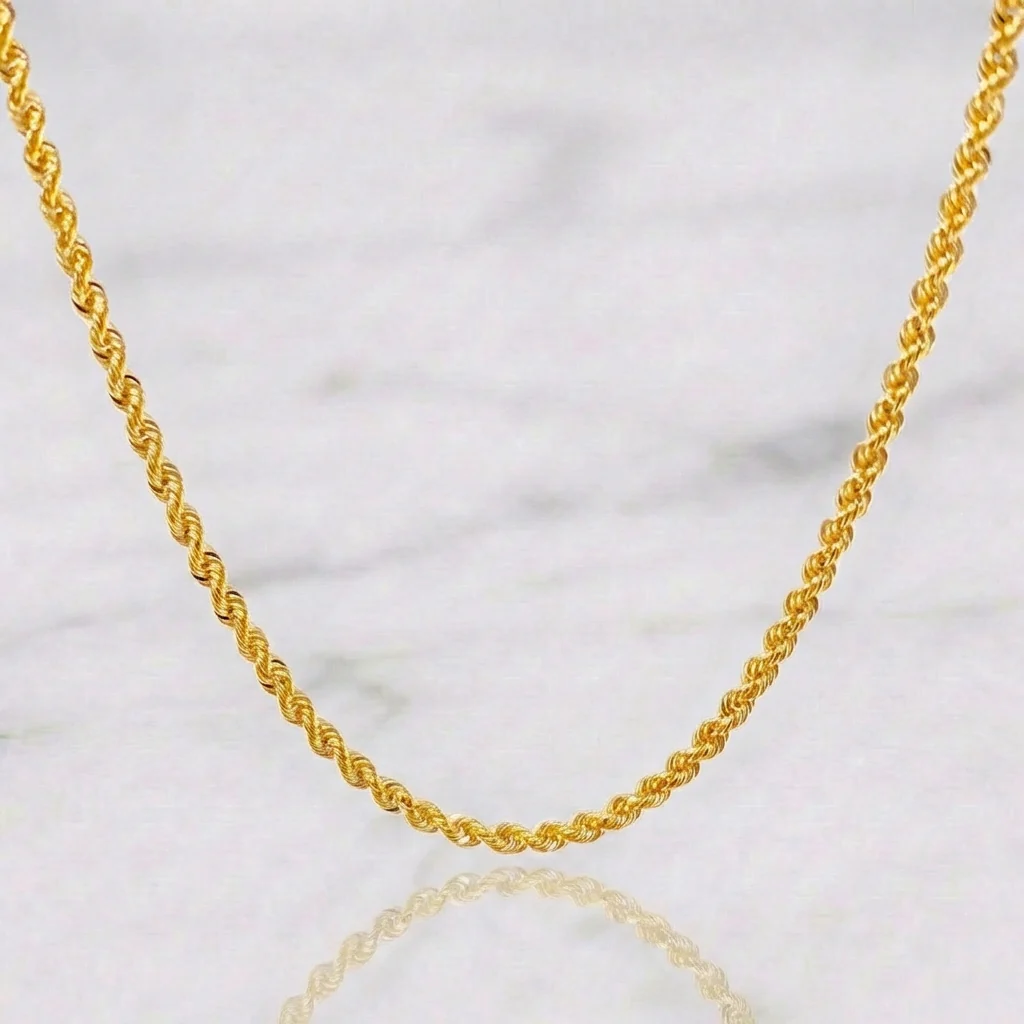 Cadena Lazo 3.5 g / 23 3/4 in / 2.2 mm Oro Amarillo 18K
