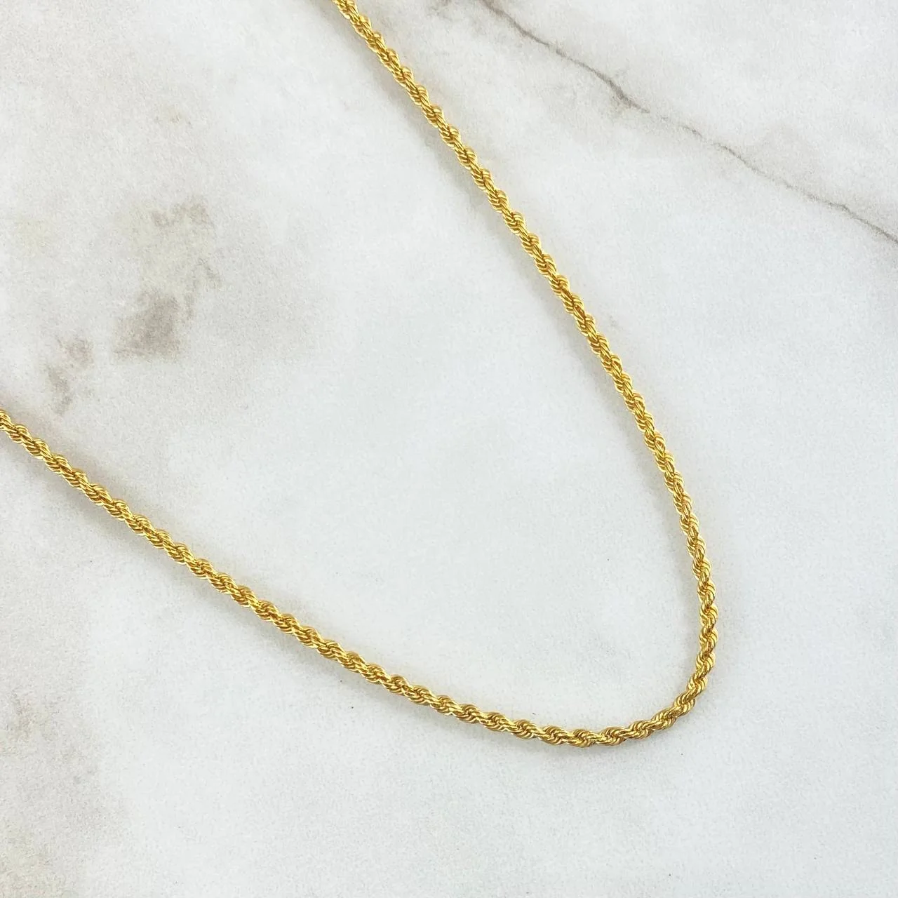 Cadena Lazo 3 g / 19 3/4 in / 2.2 mm Oro Amarillo 18K