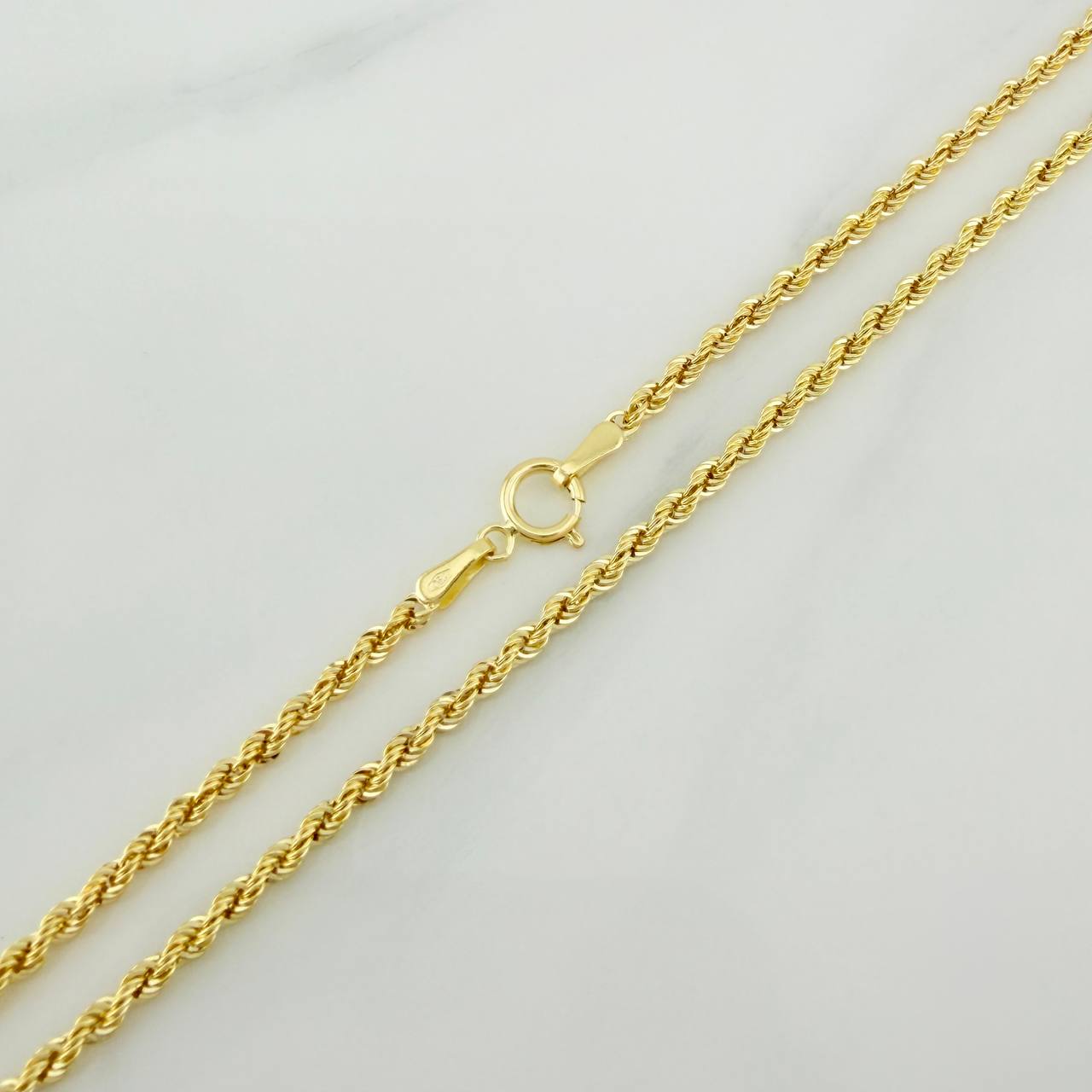 Cadena Lazo 3gr / 23 1/2 in / 2mm Oro Amarillo +3 18K $ - Image 3
