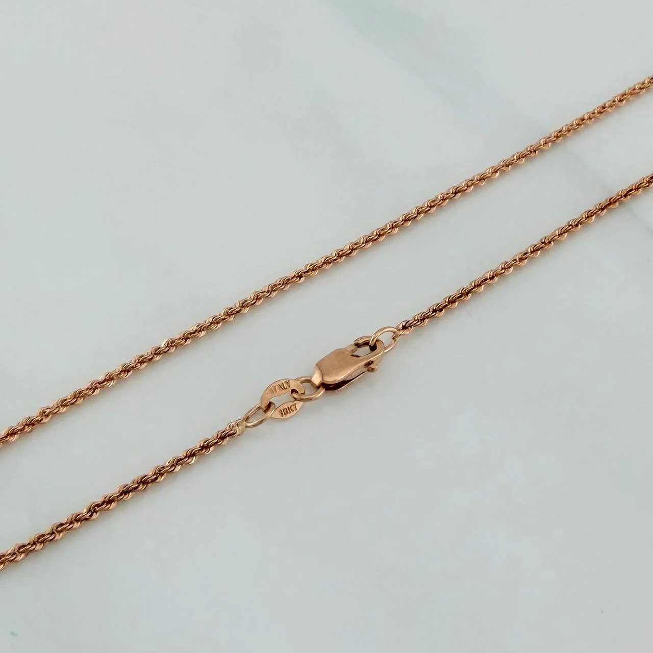 Cadena Lazo 4.1 g / 20 in / 1.4 mm Oro Rosa 18K - Image 4