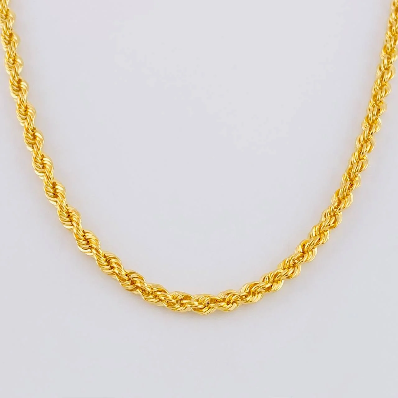 Cadena Lazo 6.9g / 20 in / 3.25mm Oro Blanco 18K