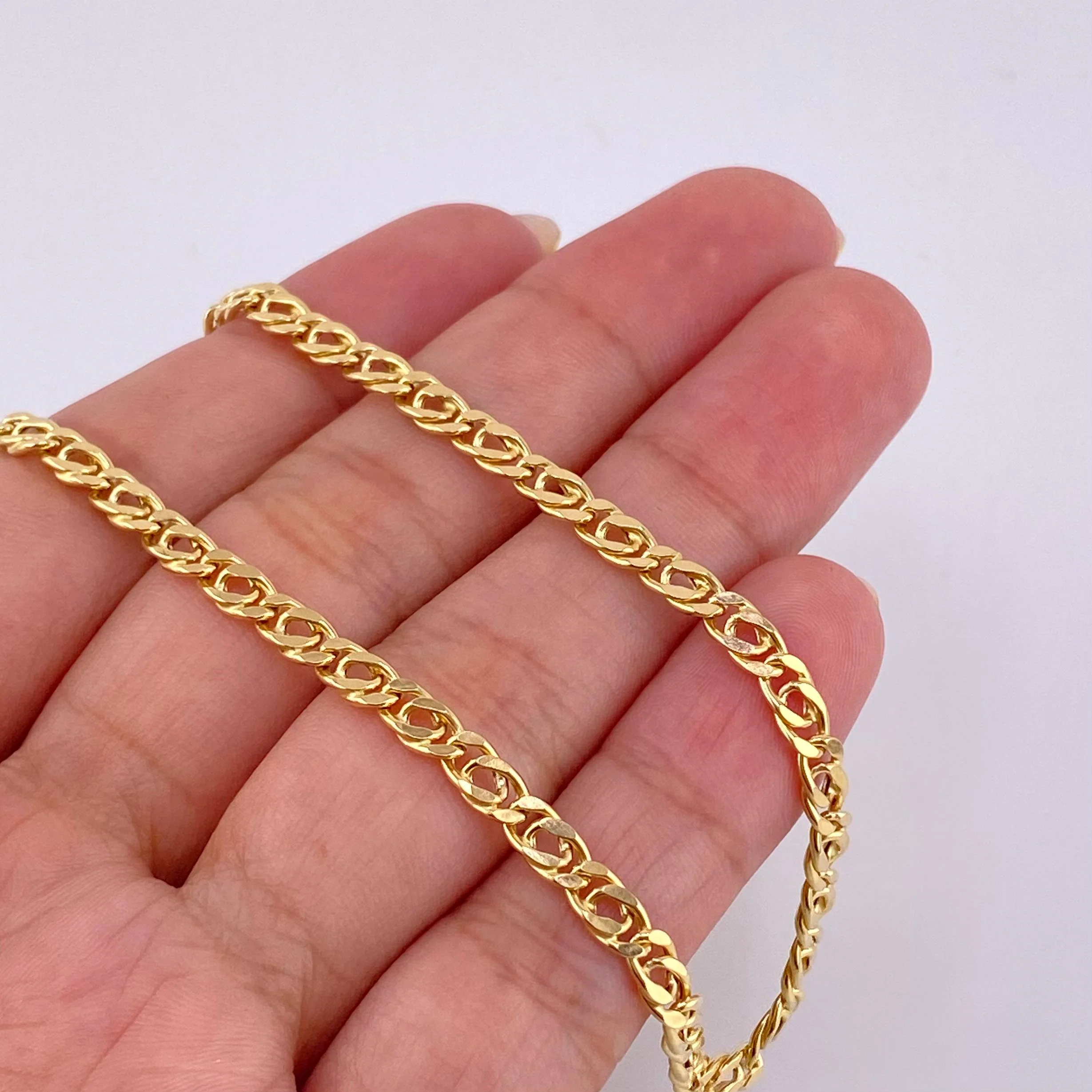 Cadena Lumachina 6.9g / 20 in / 3.7mm Oro Amarillo 18K - Image 5