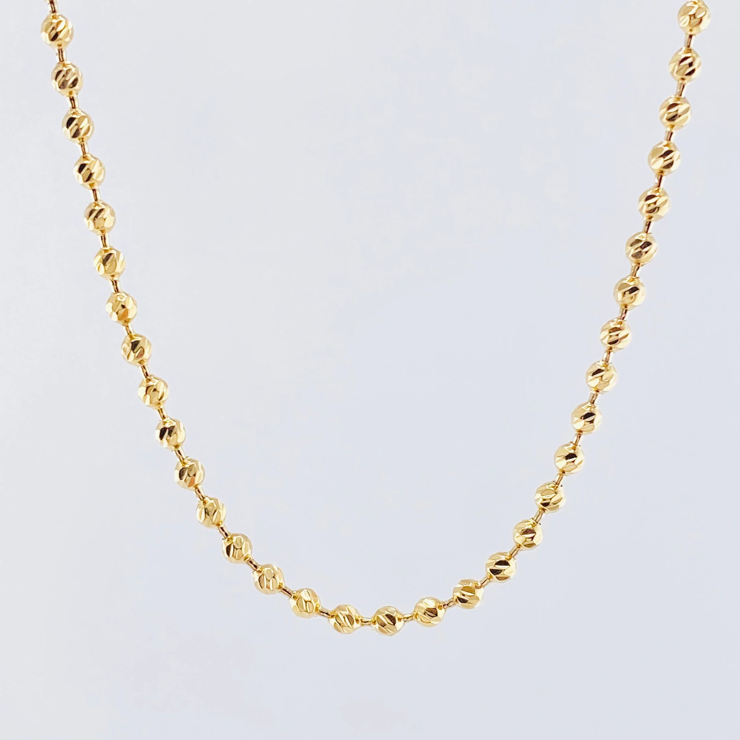Cadena Militar 12.75g / 18 in / 3mm Oro Amarillo 18K