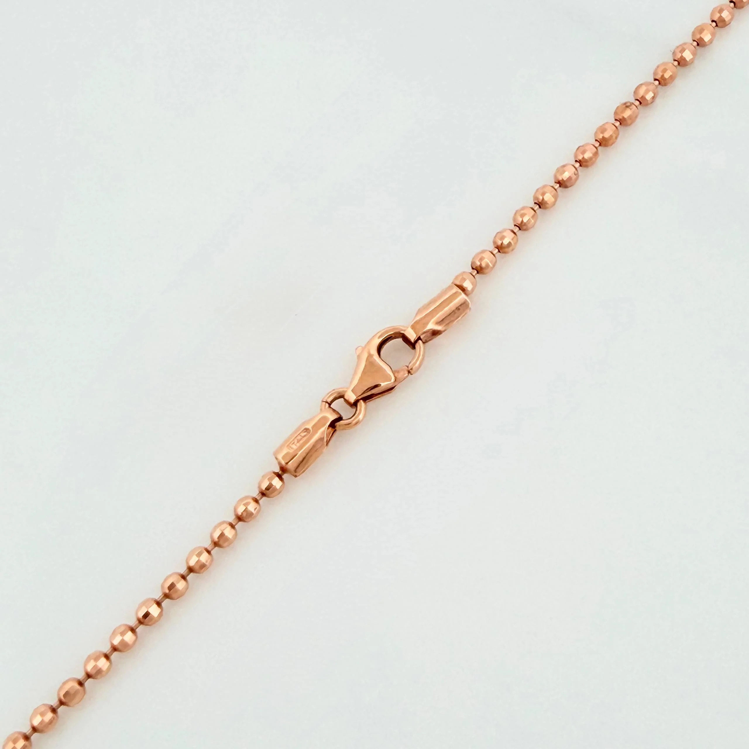 Cadena Militar 8.6g / 24 in / 1mm Oro Rosa 18K - Image 3