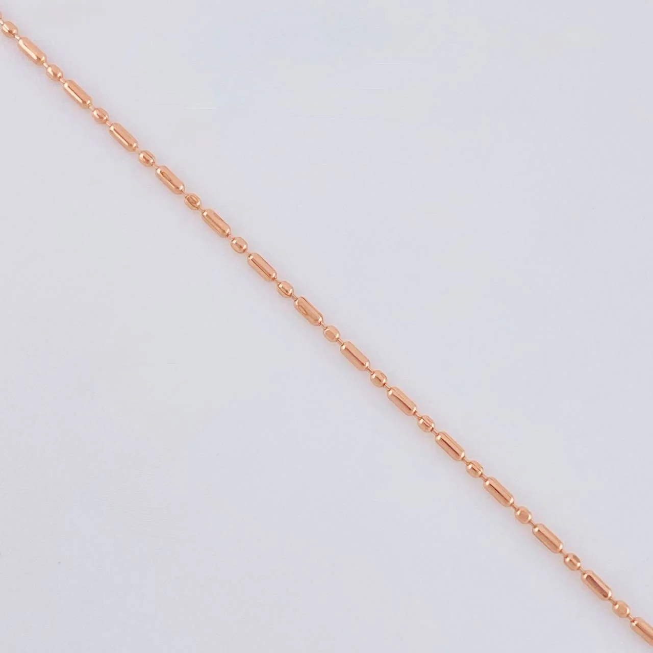 Cadena Morse 1.65g / 20 in / 0.8mm Oro Rosa 18K - Image 3