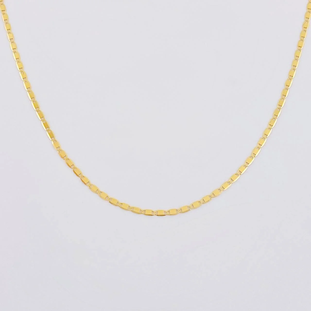 Cadena Plana 1.15 g / 19 3/4 in / 1.25 mm Oro Amarillo 18K
