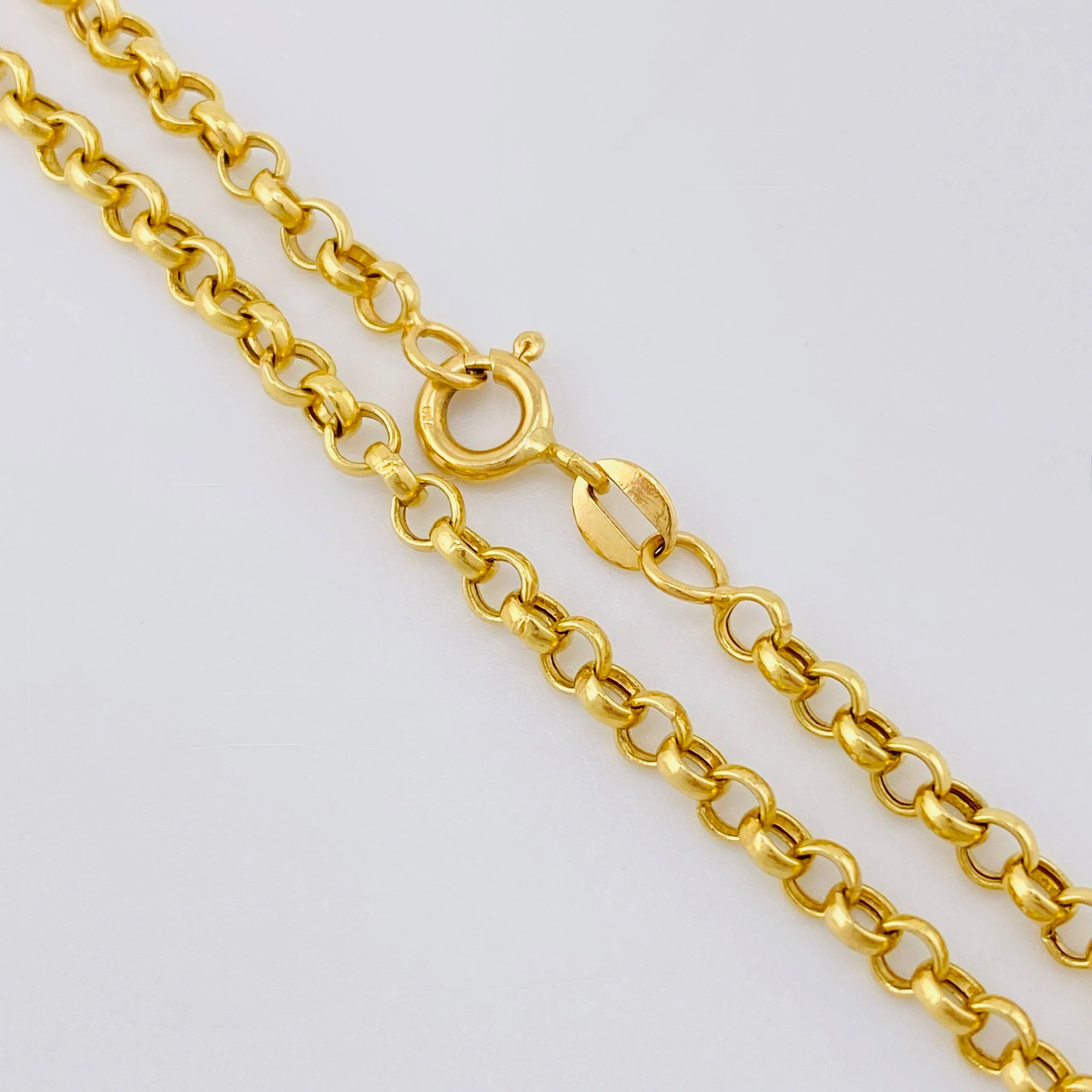 Cadena Roll On 10g / 28 in / 3mm Oro Amarillo +3 18K © - Image 4