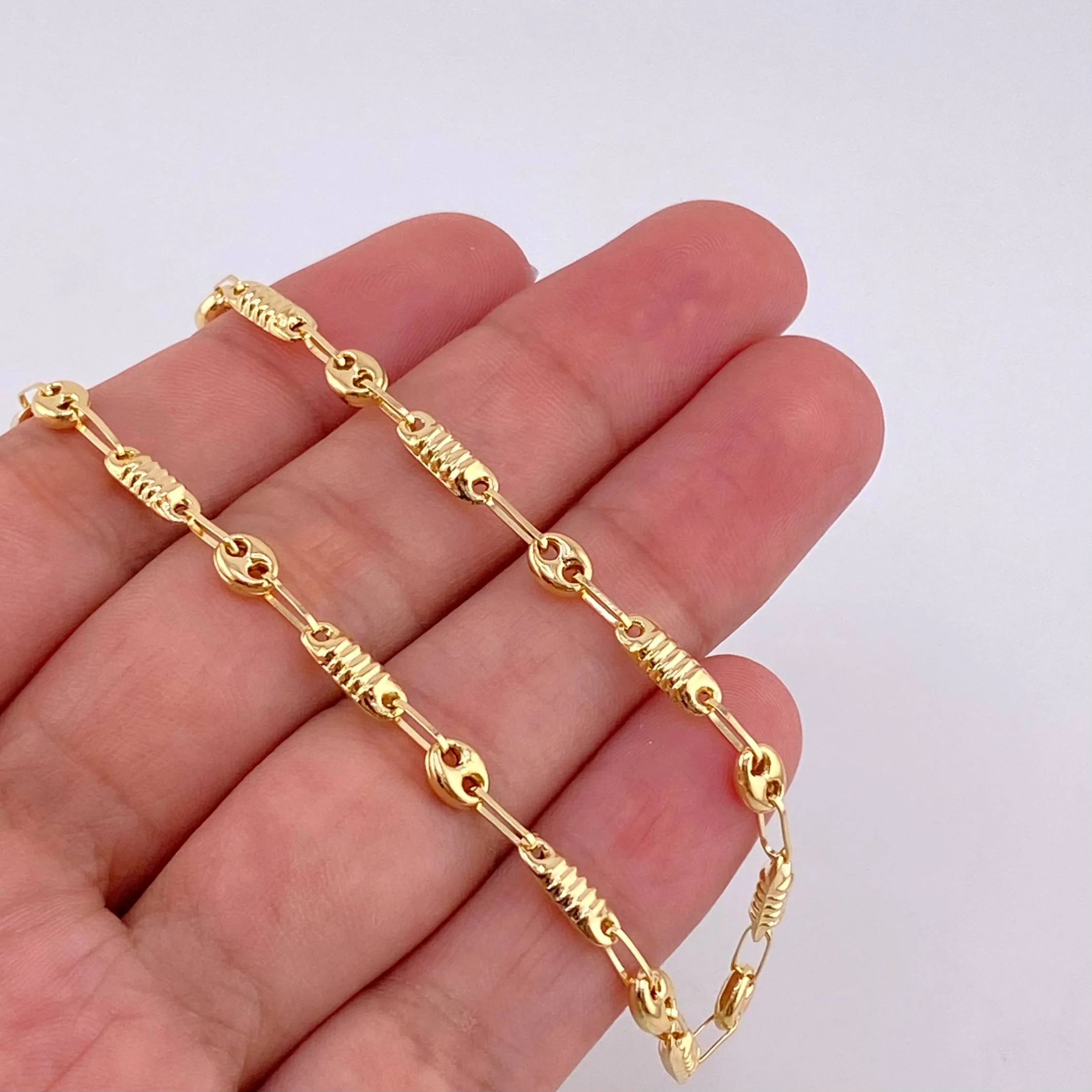 Cadena Rustica Barril Gc 7.15g / 24 in / 4.1mm Oro Amarillo 18K - Image 5