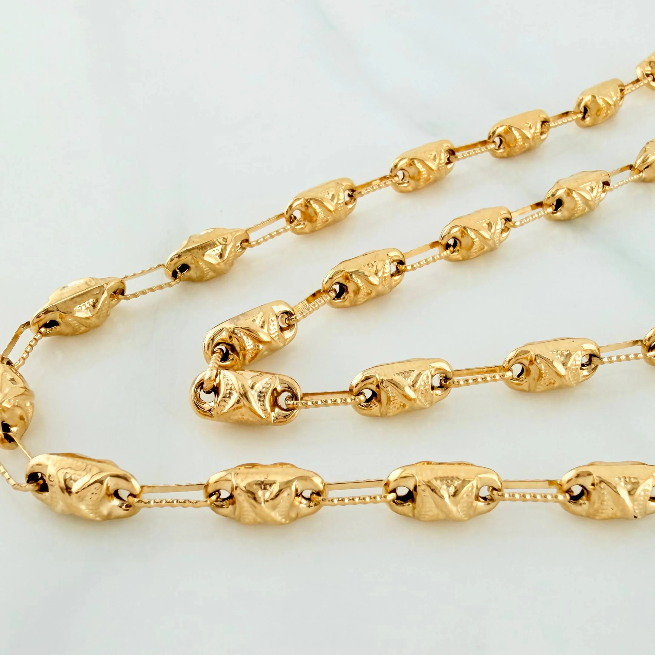 Cadena Rustica X 14.1g / 24 in / 3.9mm Oro Amarillo 18K - Image 3