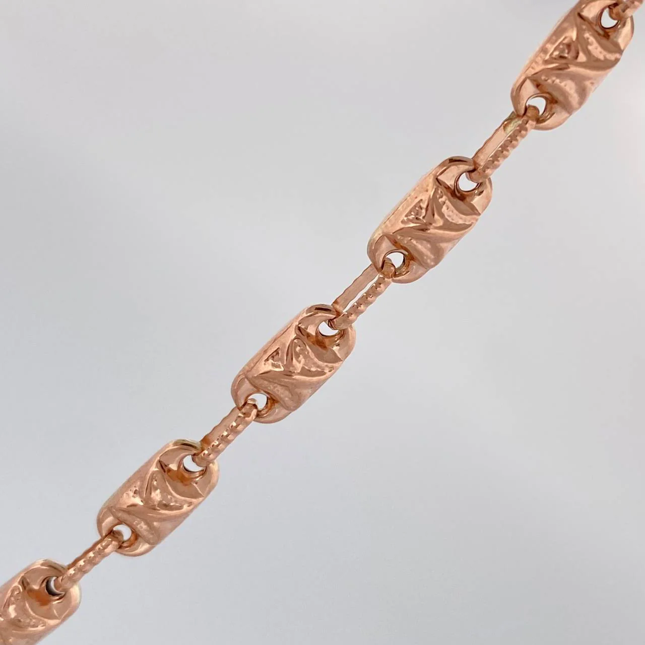 Cadena Rustica X 14.3g / 24 in / 4.1mm Oro Rosa 18K & - Image 5