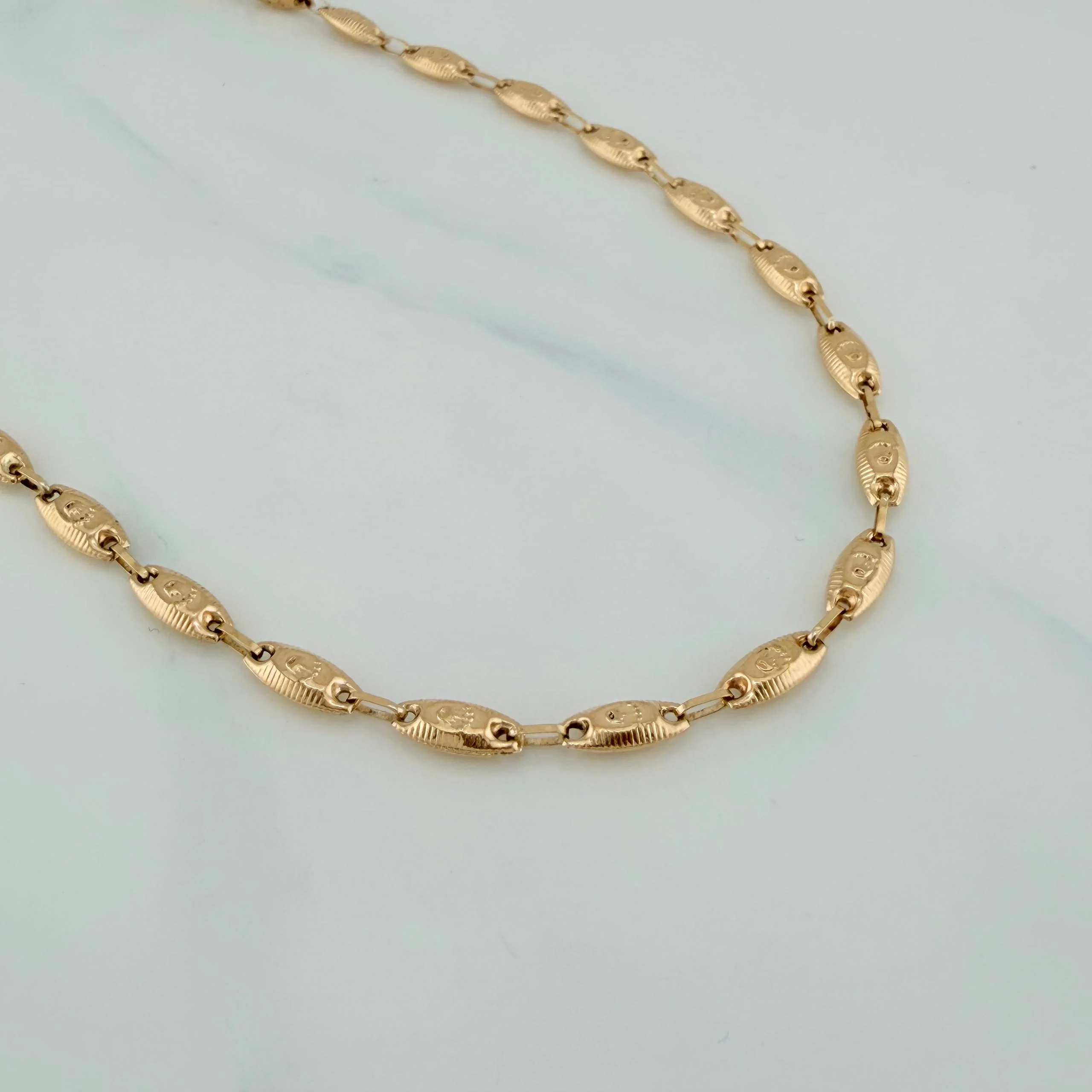 Cadena Rustico Corona 11.45g / 24 in / 4.38mm Oro Amarillo 18K - Image 2