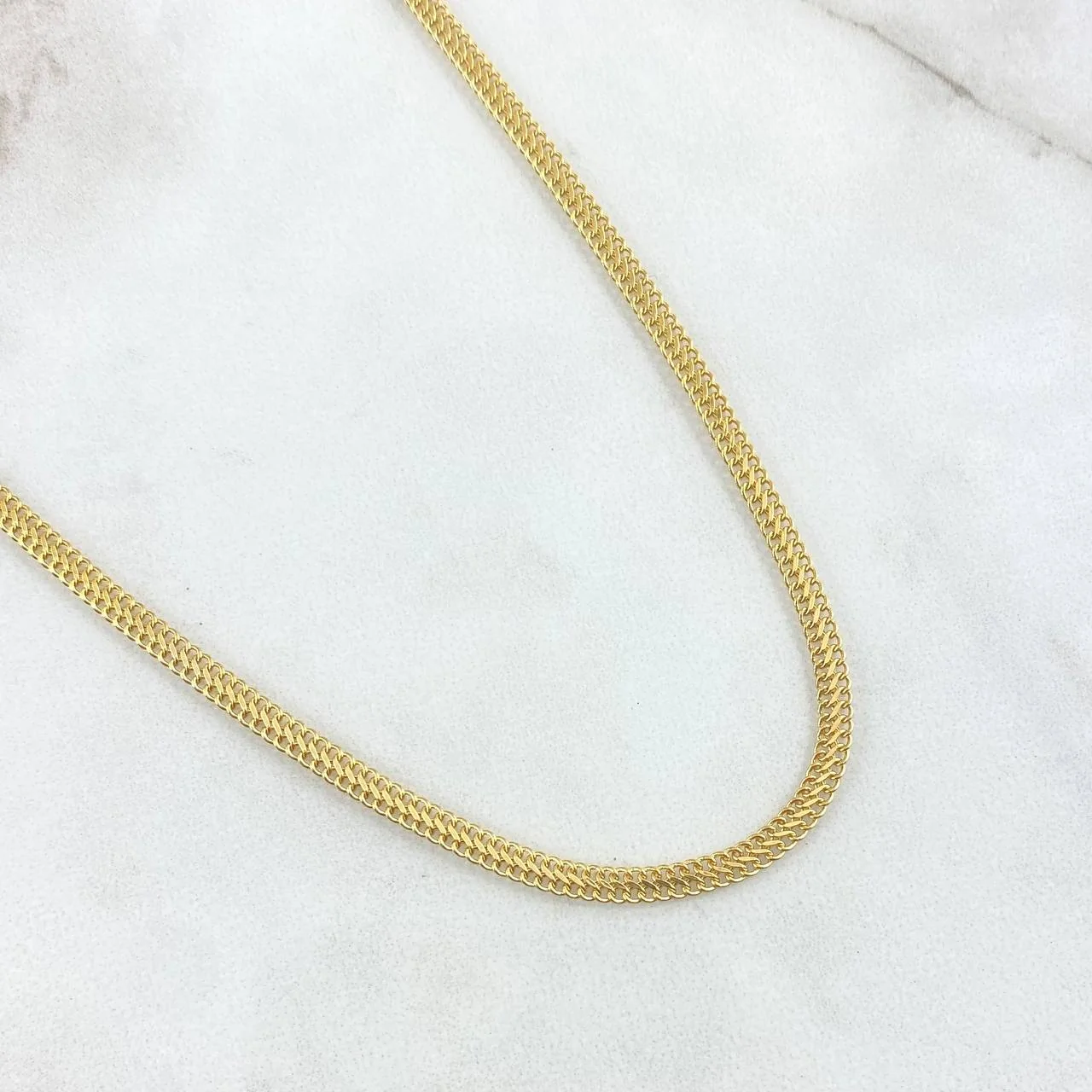 Cadena Sedusa 2.65g / 18 in / 3mm Oro Amarillo 18K