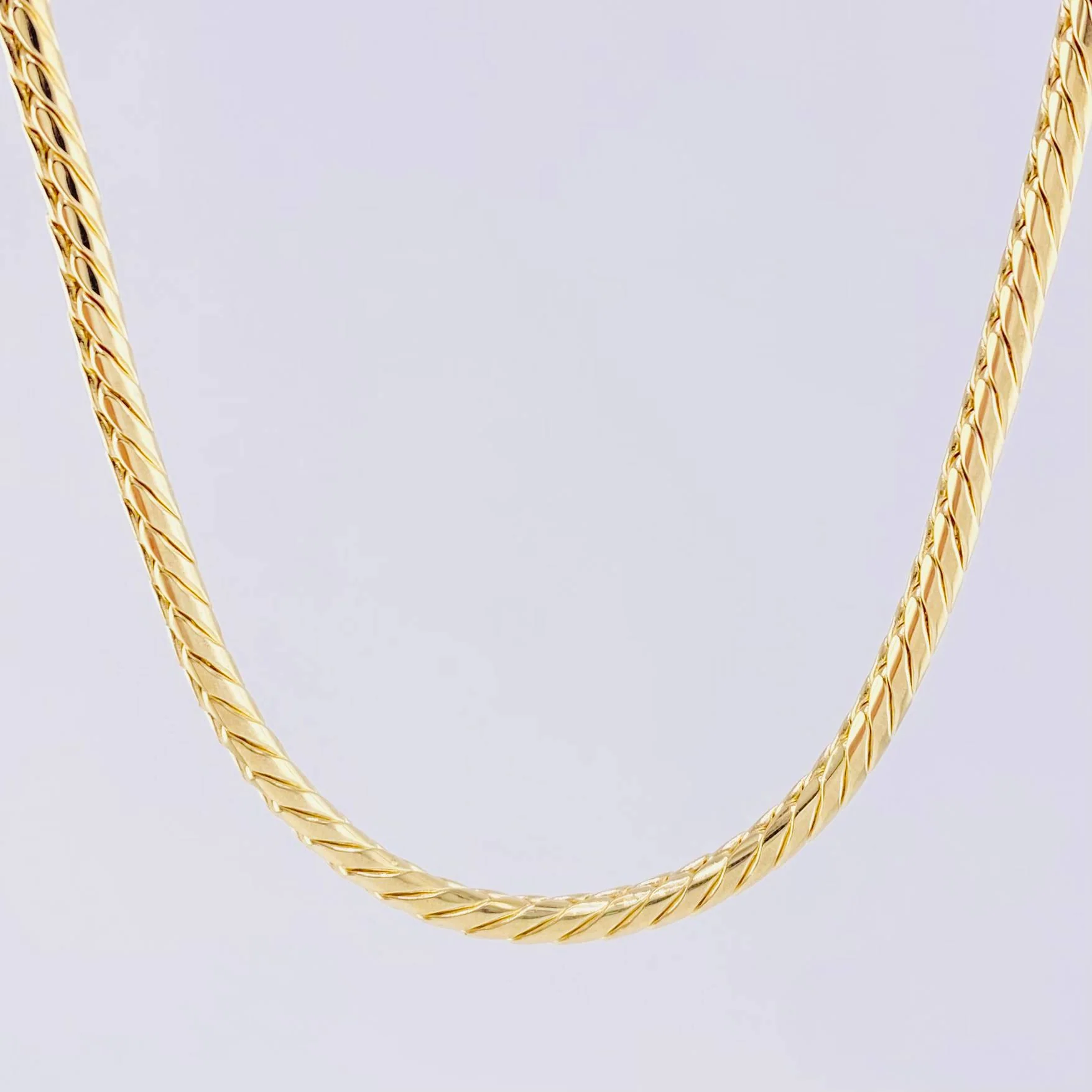 Cadena Serpiente 14.4g / 24 in / 3.3mm Oro Amarillo 18K - Image 2
