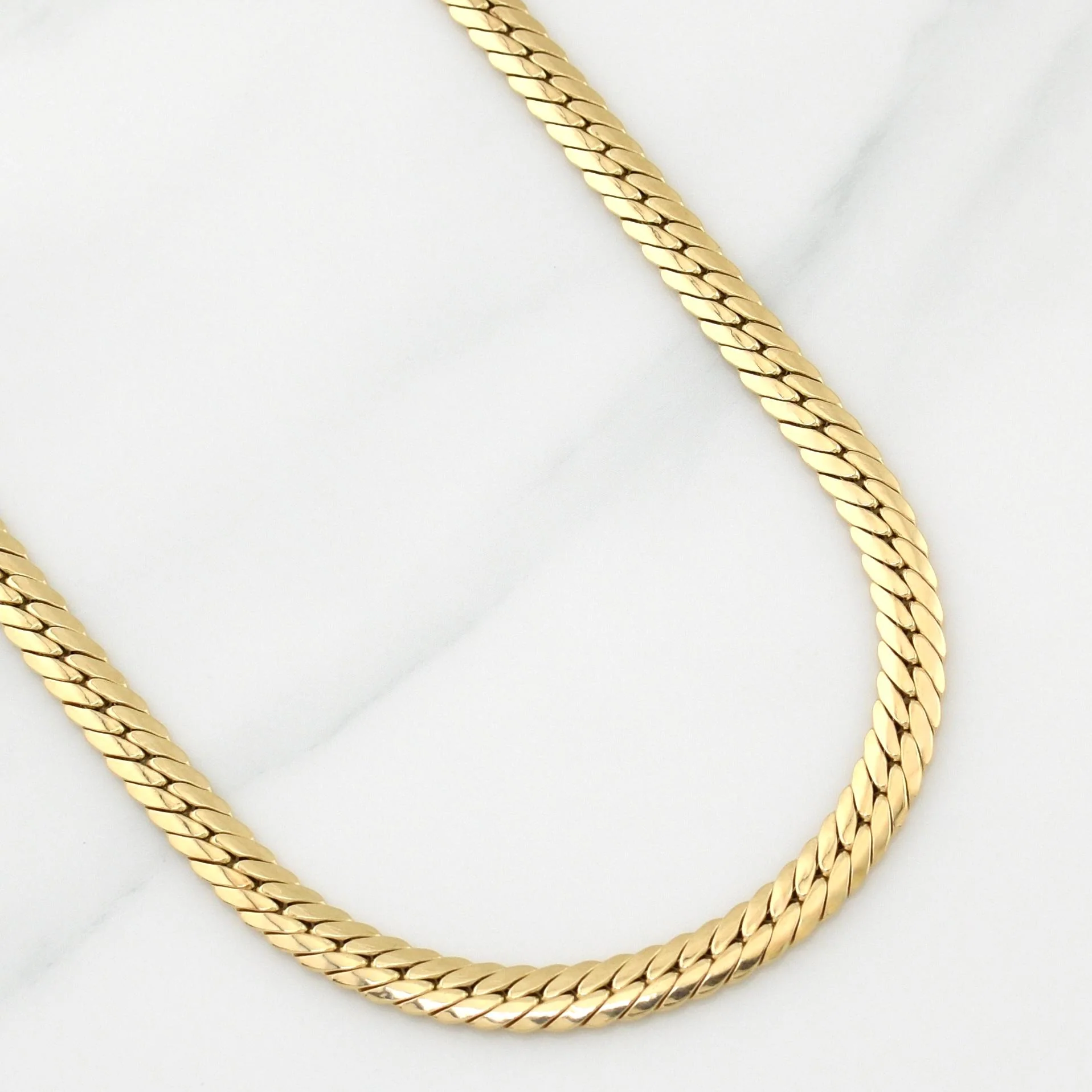 Cadena Serpiente 8g / 20 in / 5.75mm Oro Amarillo 18K