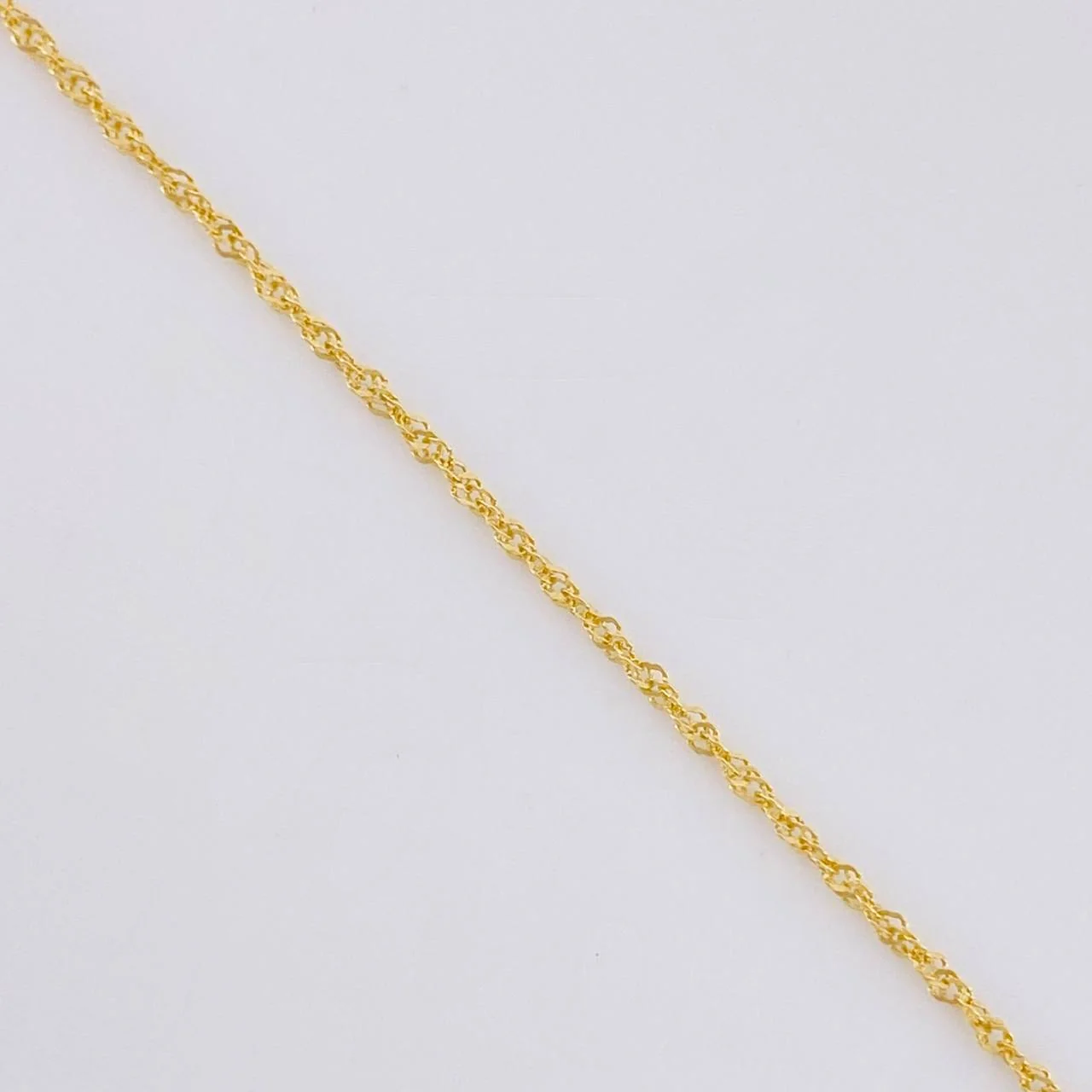 Cadena Singapur 0.9 g / 19 1/2 in / 1 mm Oro Amarillo 18K - Image 3