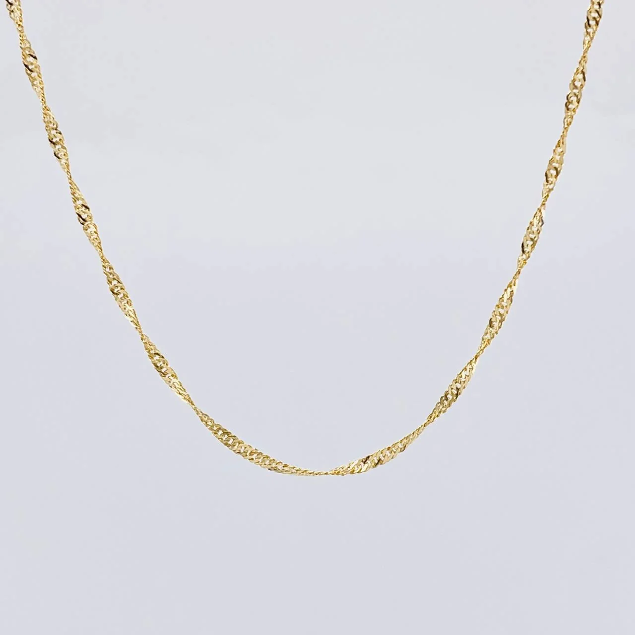 Cadena Singapur 1.6 g / 19 3/4 in / 1.8 mm Oro Amarillo 18K - Image 2