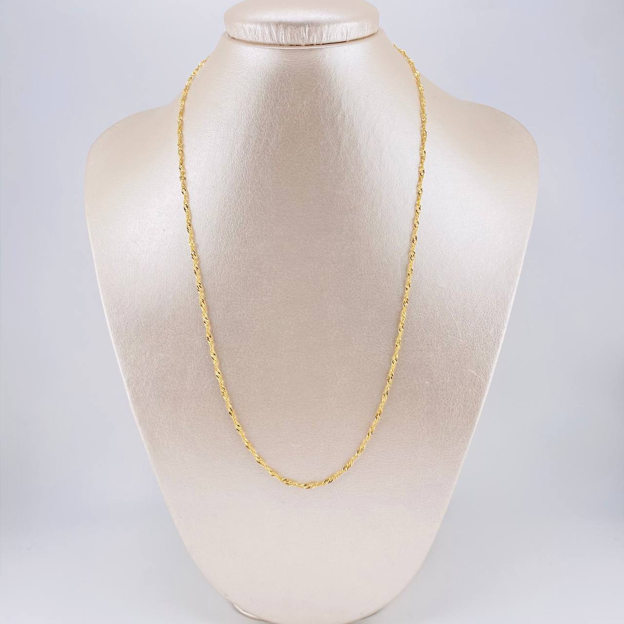 Cadena Singapur 1.65g / 20 in / 1.8mm Oro Amarillo 18K - Image 6