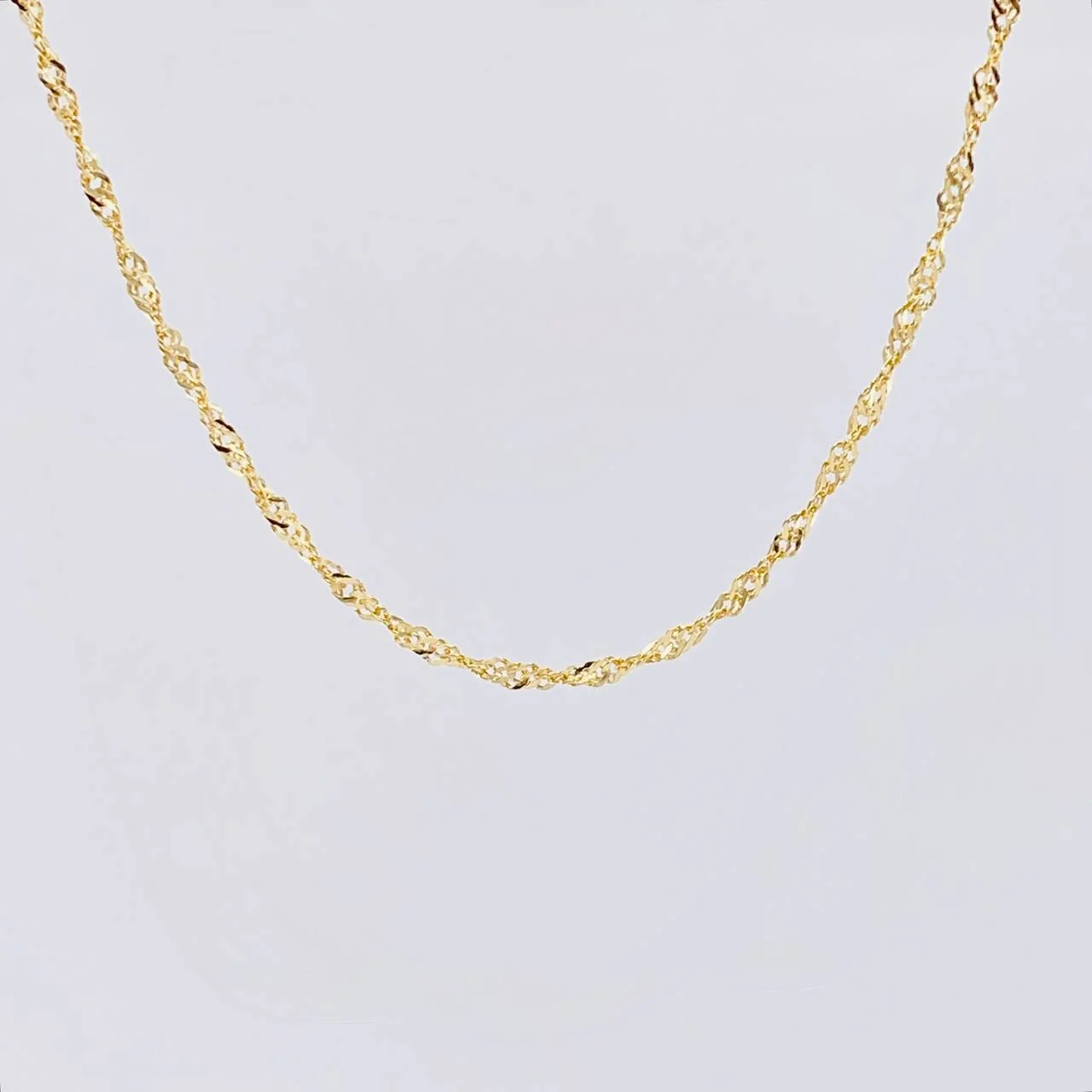 Cadena Singapur 1.6g / 20 in / 1.8mm Oro Amarillo 18K - Image 2