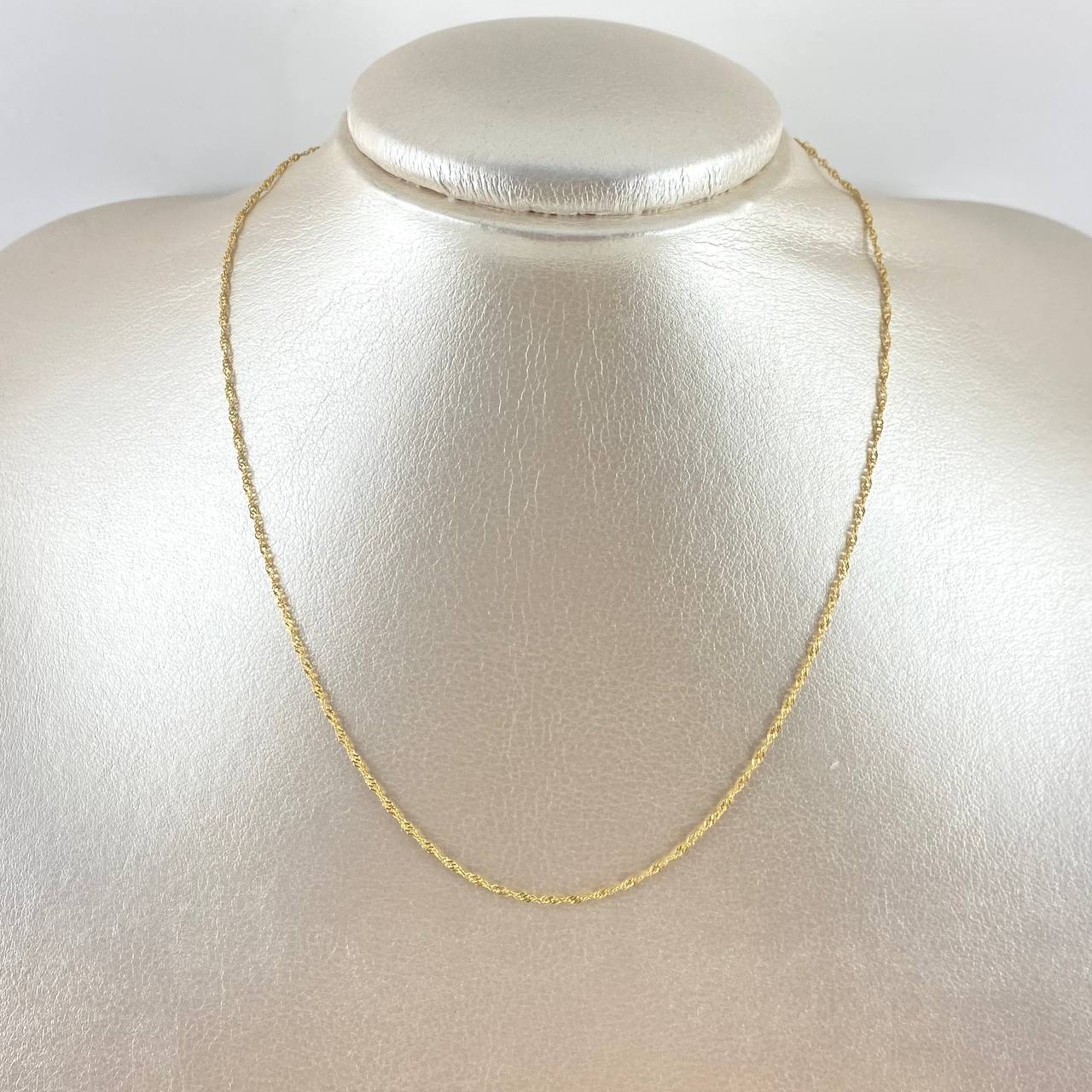 Cadena Singapur 2.05g / 18 in / 1.5mm Oro Amarillo 18K - Image 5