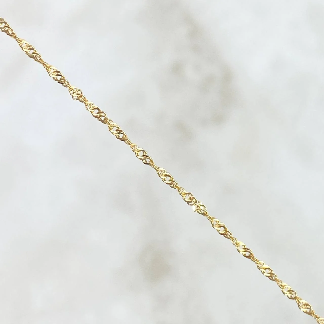 Cadena Singapur 2.1g / 18 in / 1.5mm Oro Amarillo 18K - Image 2