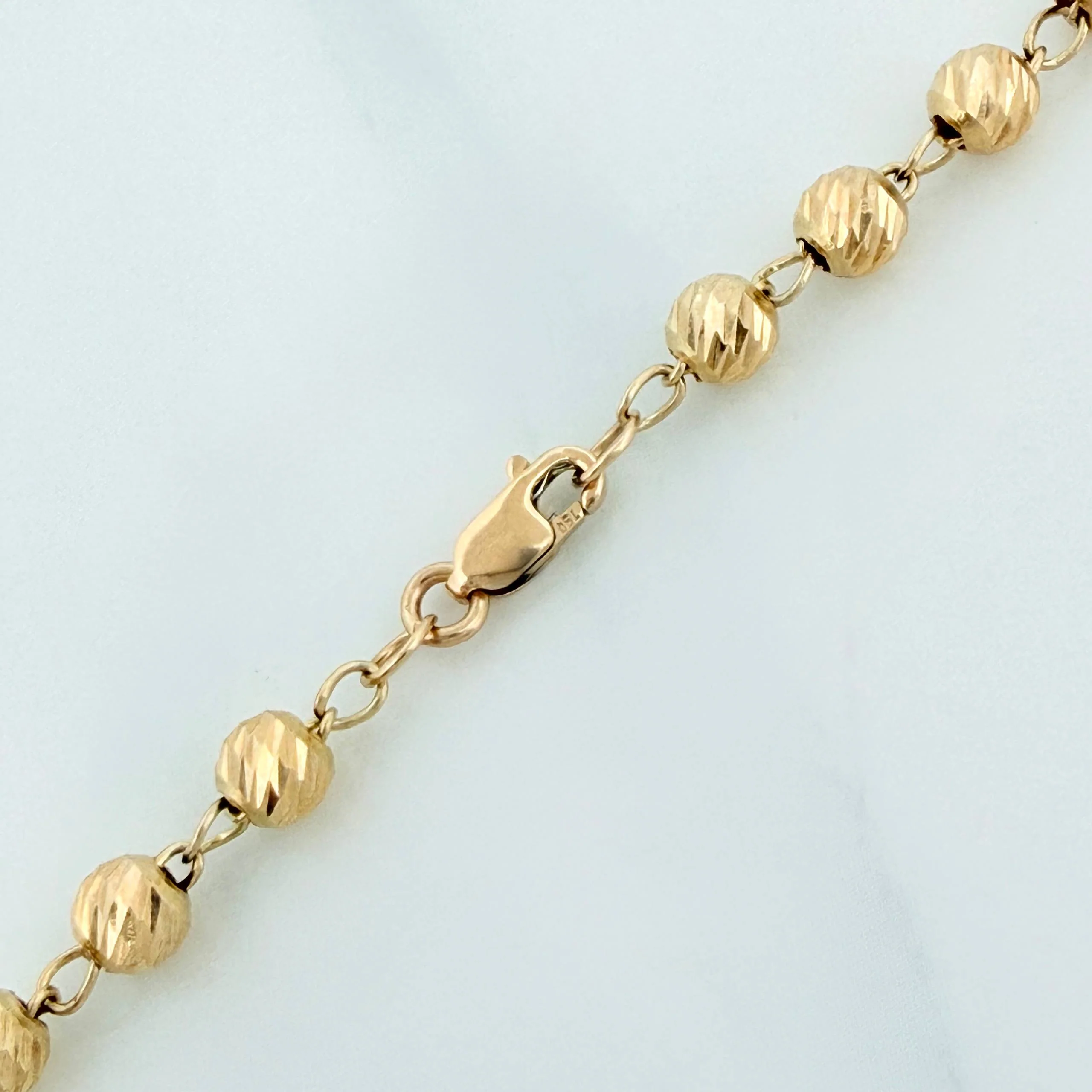 Cadena Tipo Militar 9.6g / 20 in / 3.98mm Oro Amarillo 18K - Image 3