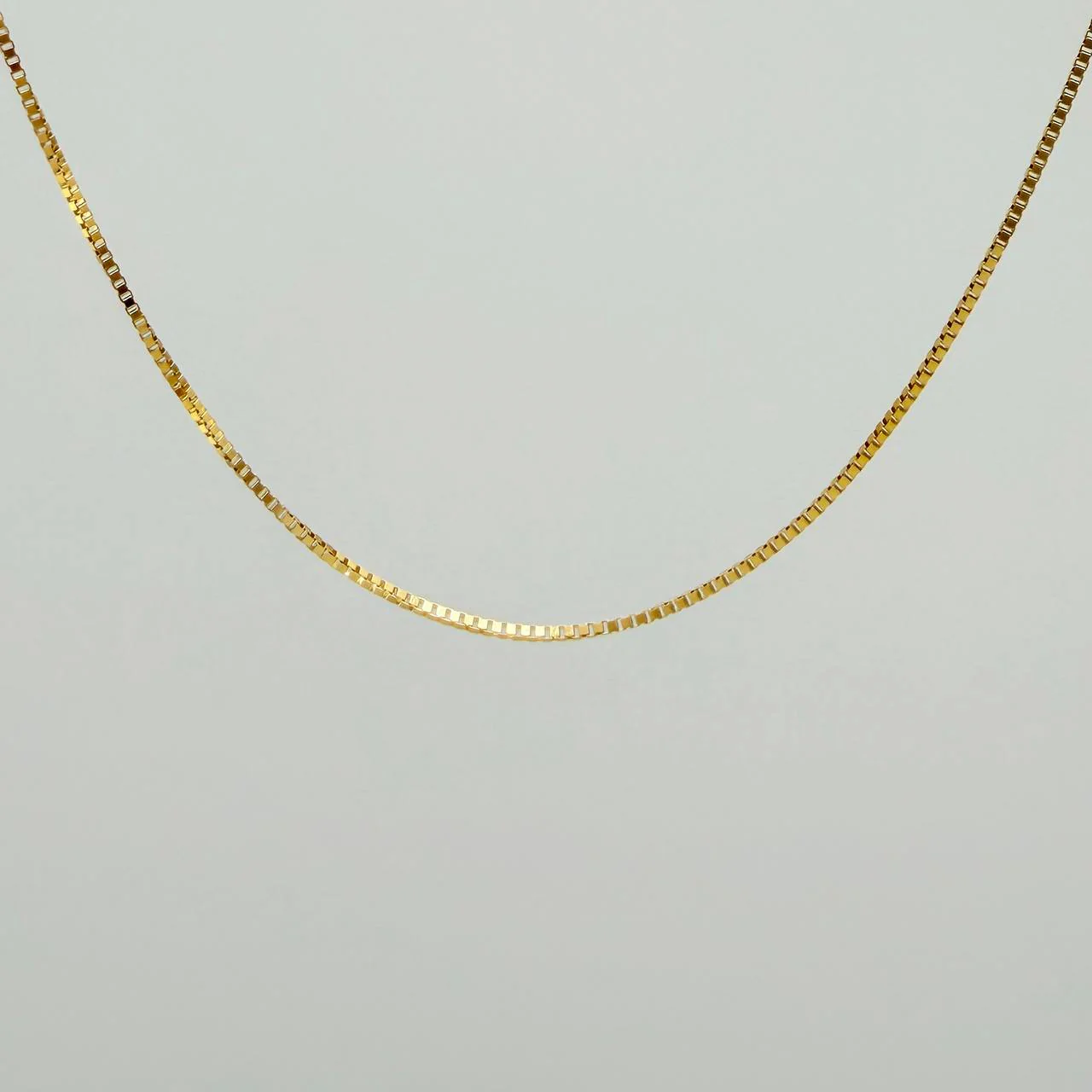 Cadena Veneciana 1.05gr / 17 3/4 in / 0.5mm Oro Amarillo +3 18K % - Image 2