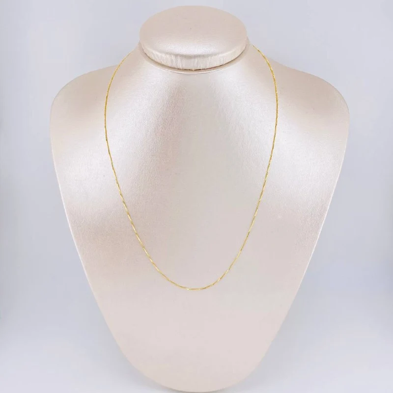 Cadena Veneciana 1.2 g / 17 3/4 in / 0.6 mm Oro Amarillo 18K - Image 6