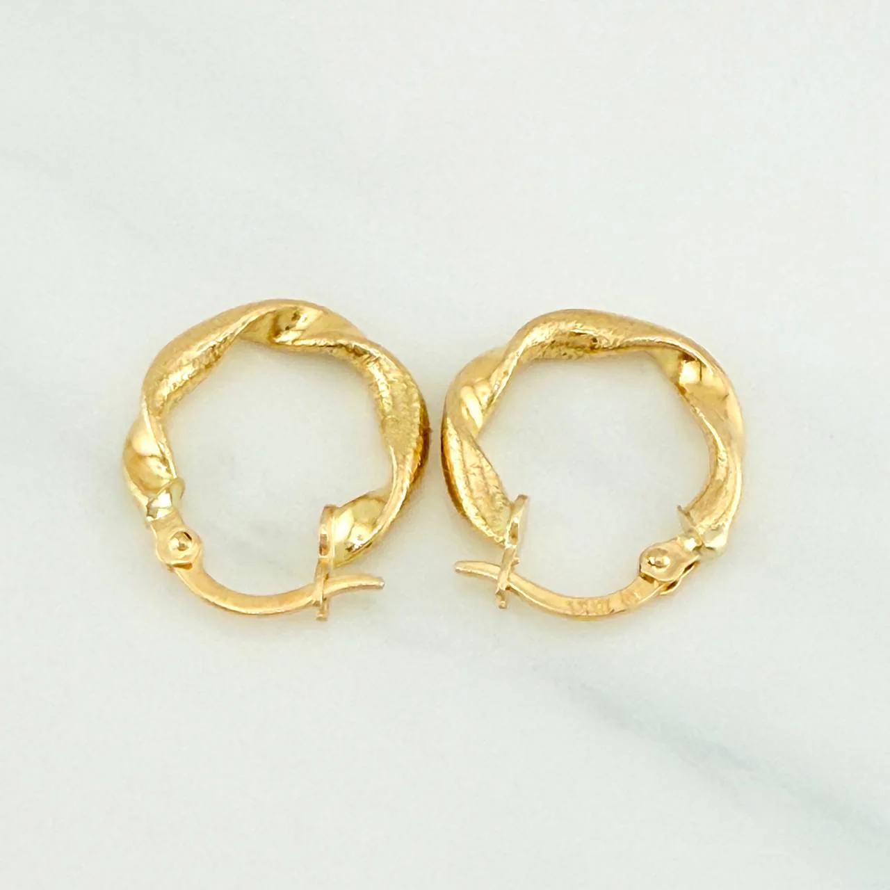 Candongas Alesia 1.25gr / 3/4 in / Oro Amarillo 18K % - Image 3