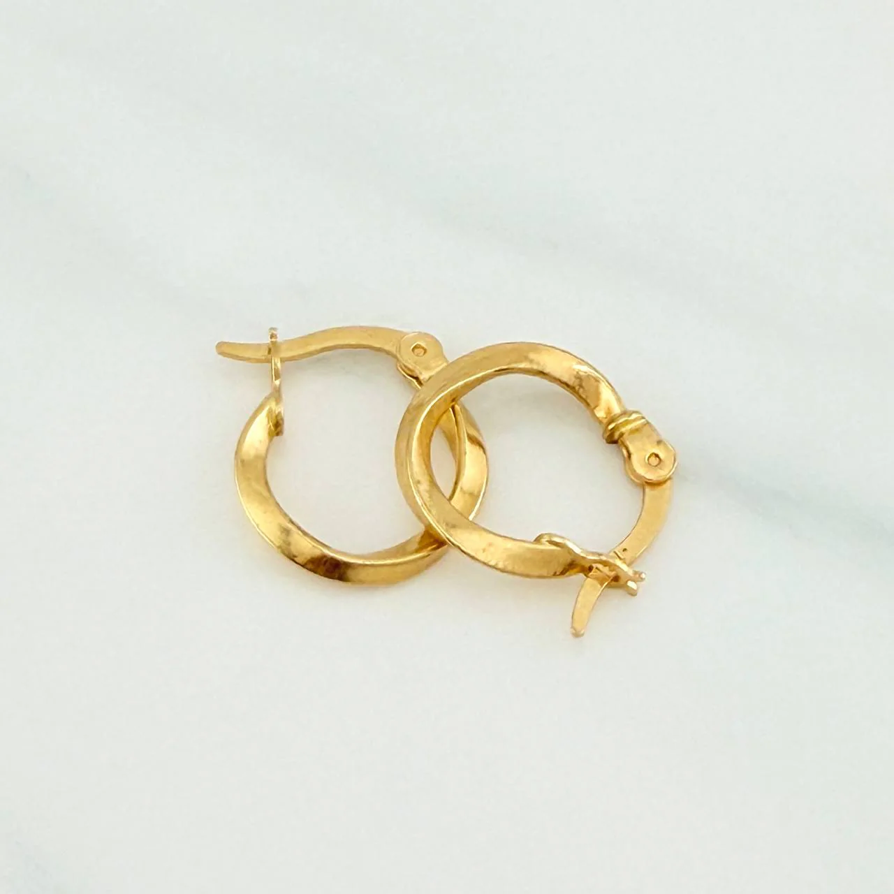 Candongas Bridget 1.05gr / 1/2 in / Oro Amarillo 18K % - Image 5