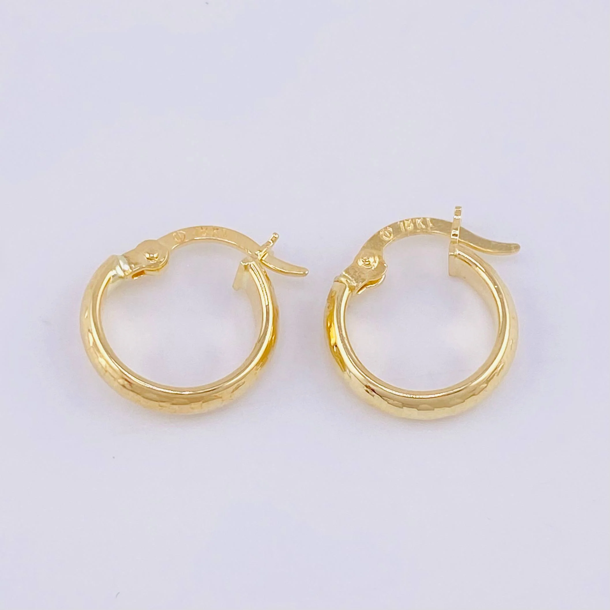 Candongas Burbuja 1g / 1/2 in Oro Amarillo 18K
