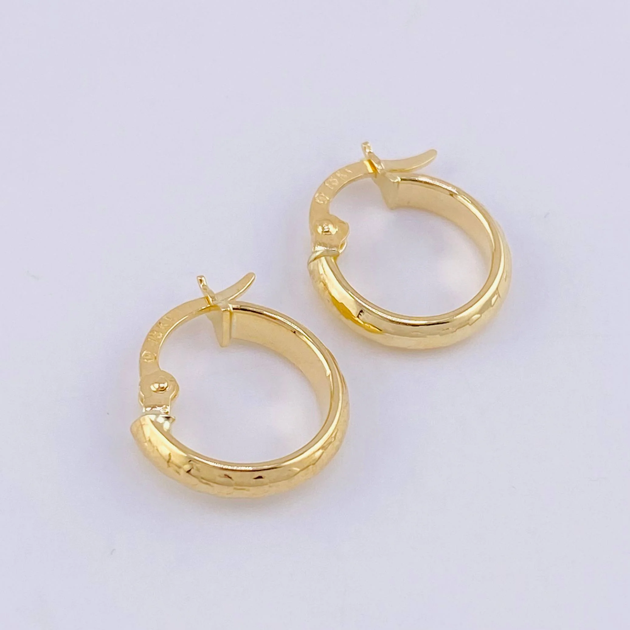 Candongas Burbuja 1g / 1/2 in Oro Amarillo 18K - Image 2