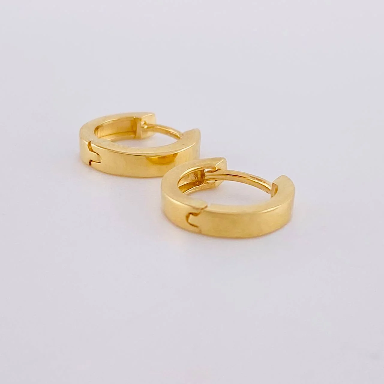 Candongas Carril 1.7g / 1/2 in Oro Amarillo 18K - Image 3