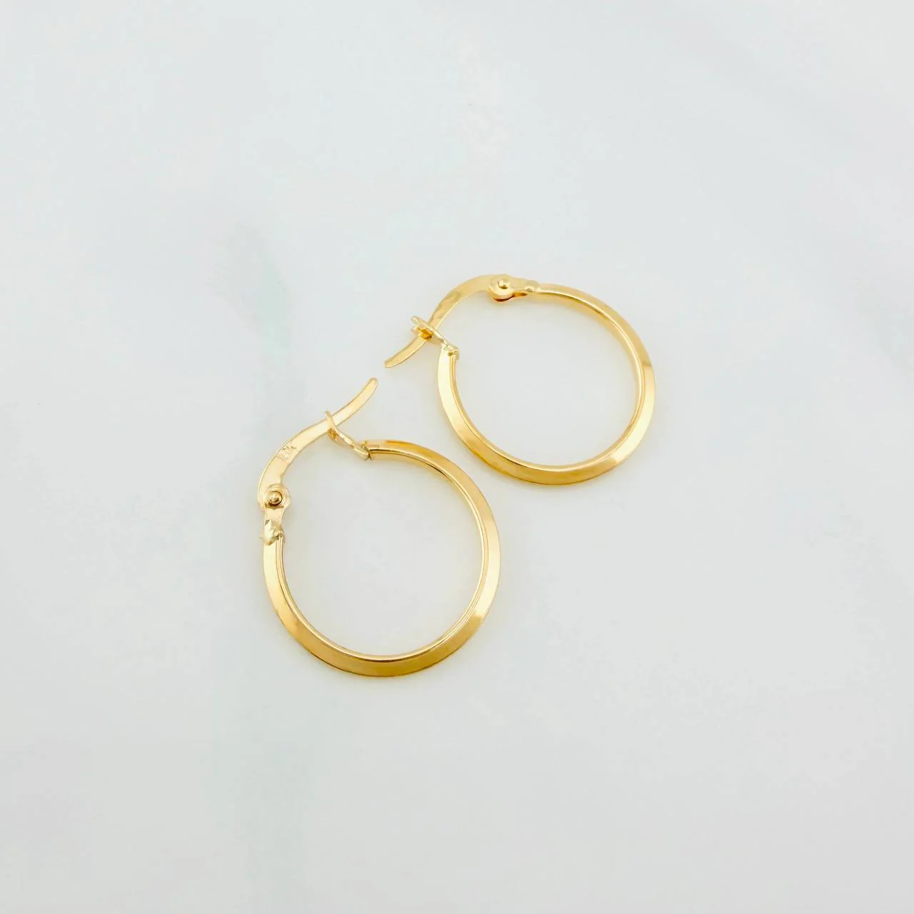 Candongas Clau 1 g / 3/4 in Oro Amarillo 18K - Image 2