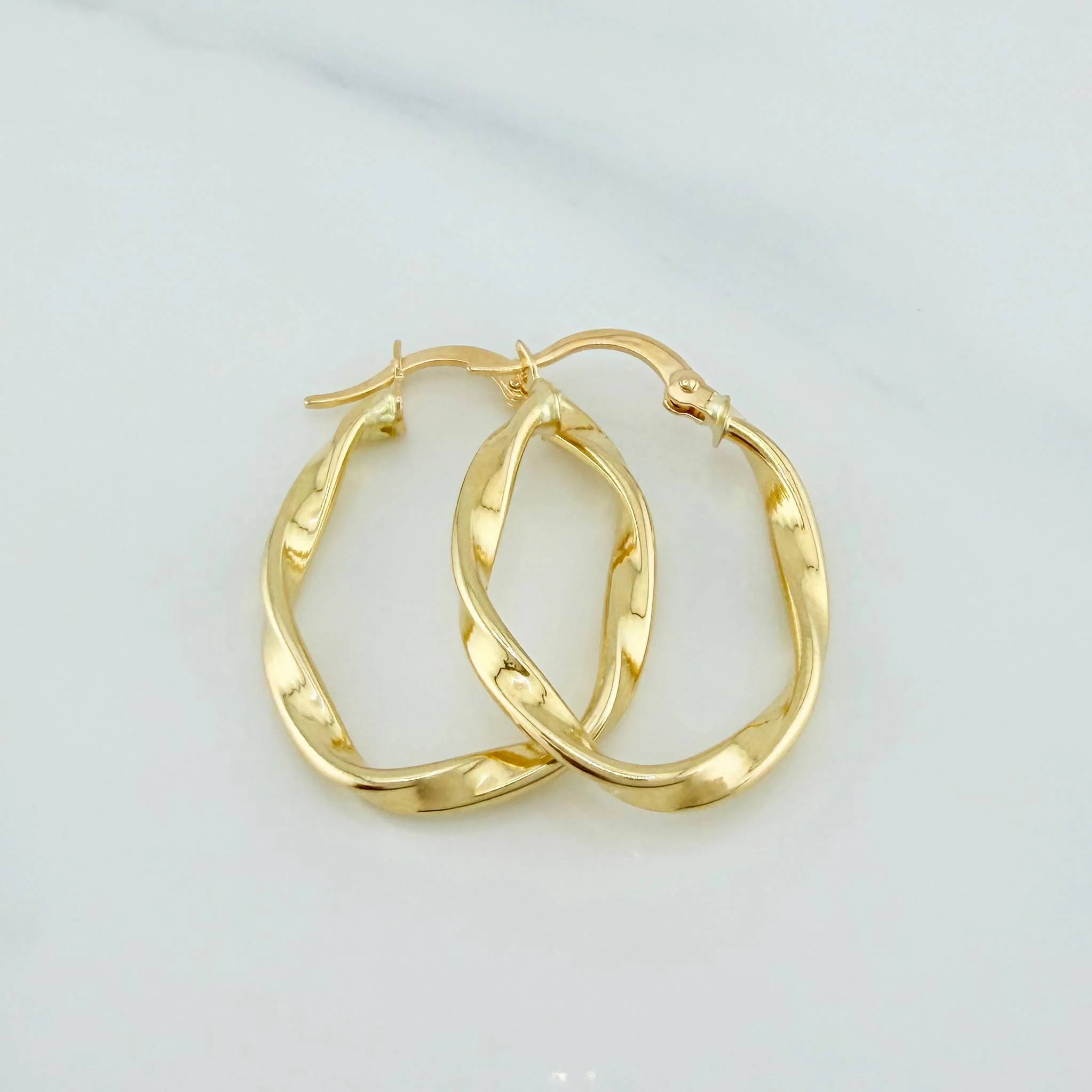 Candongas Crespa 1.8 g / 1 1/4 in Oro Amarillo 18K - Image 2