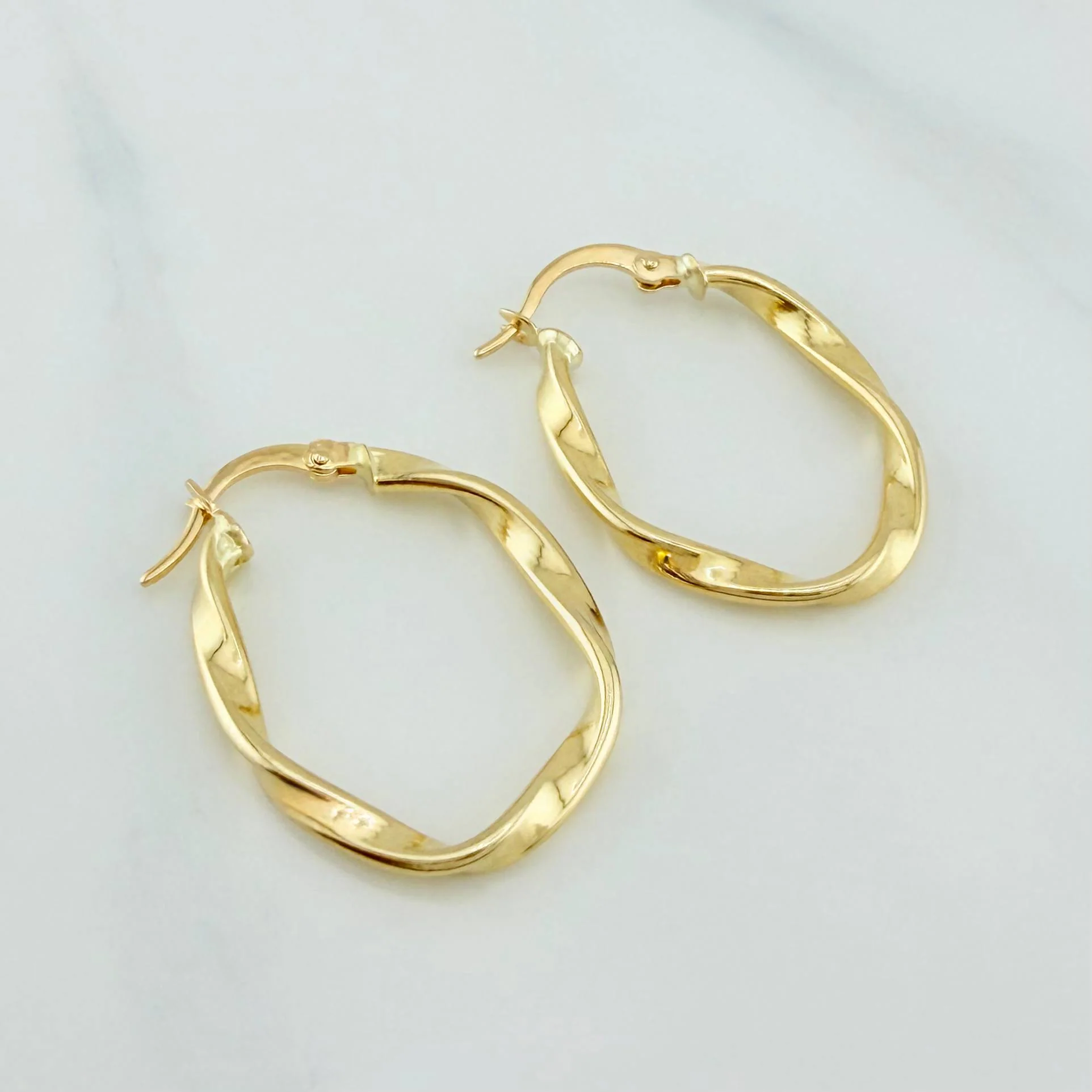 Candongas Crespa 1.8 g / 1 1/4 in Oro Amarillo 18K - Image 3