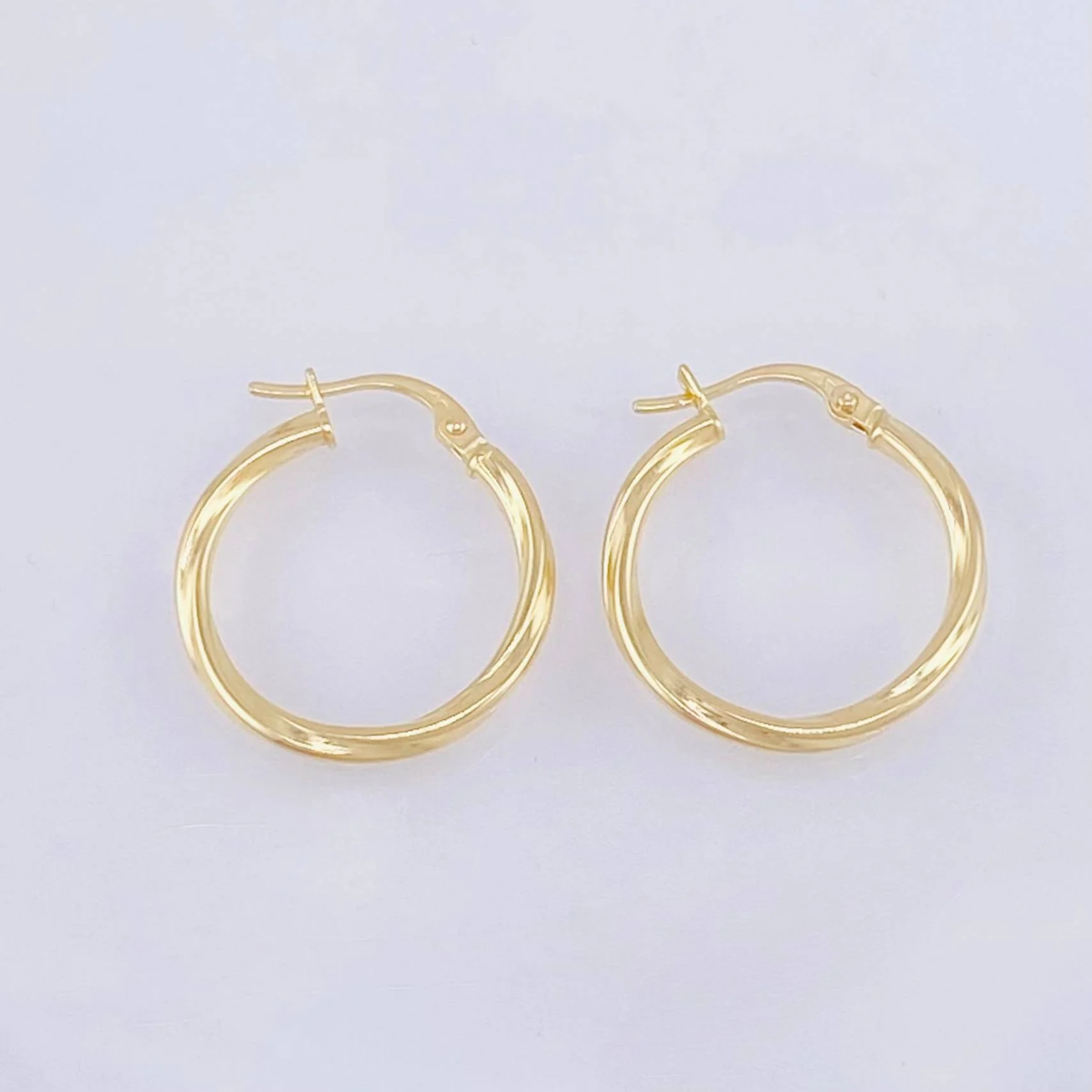 Candongas Eve Delgadas 1gr / 3/4 in / Oro Amarillo 18K *