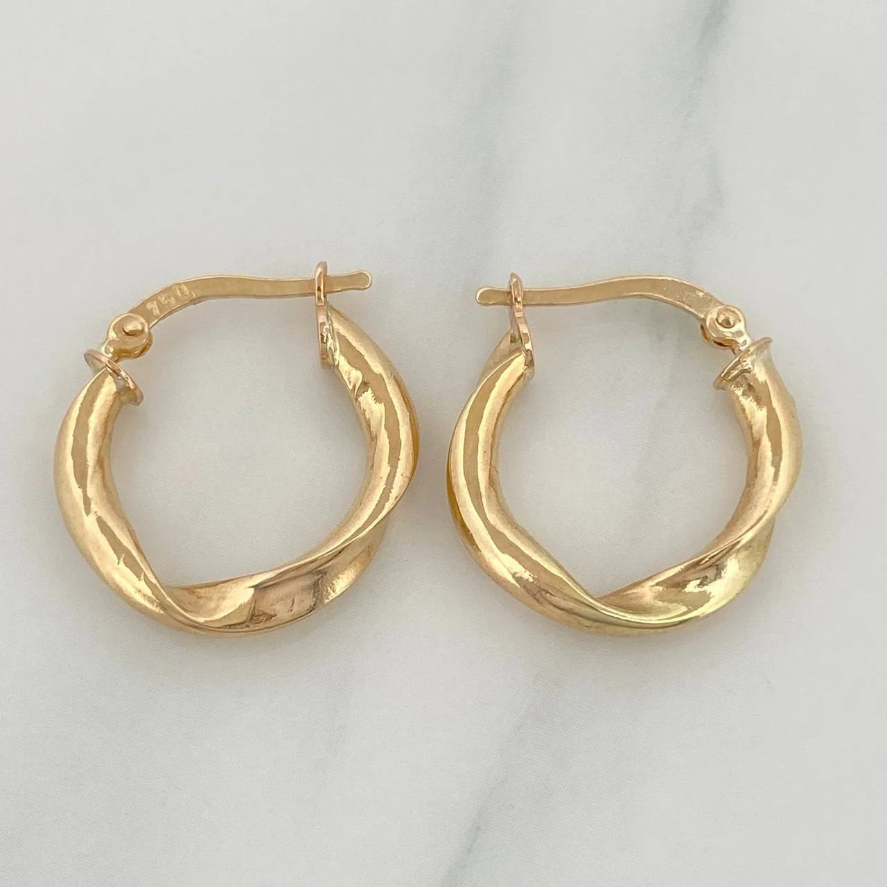 Candongas Grace 2 g / 3/4 in Oro Amarillo 18K