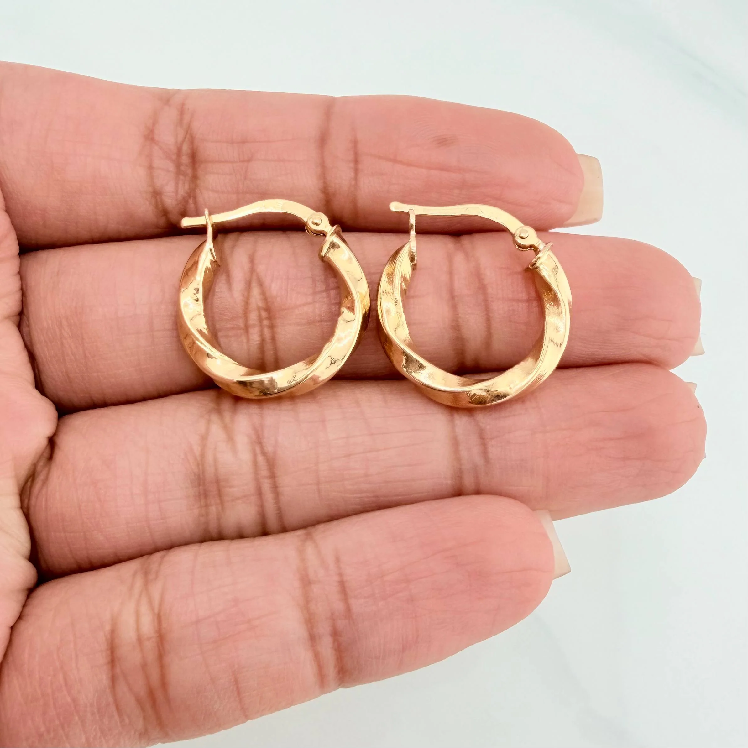 Candongas Kari 2 g / 3/4 in Oro Amarillo 18K - Image 4