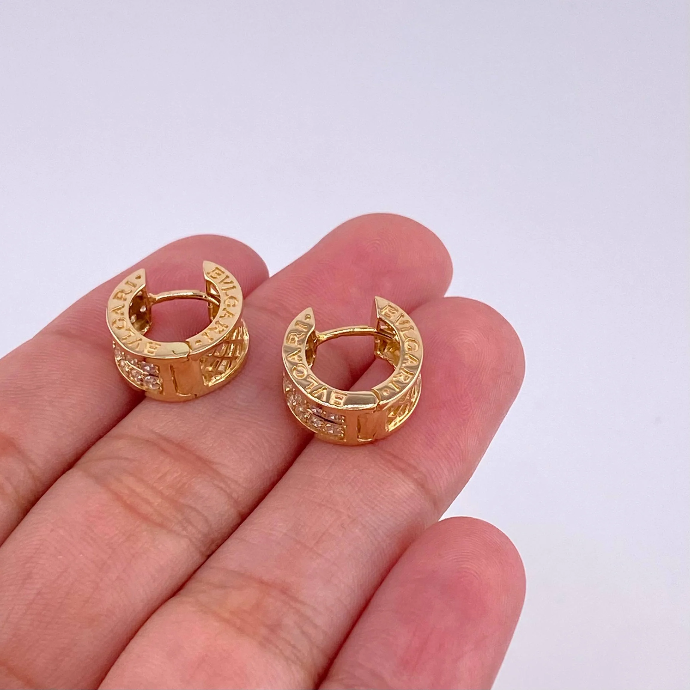 Candongas Malla Carril 5.05g / 1/2 in Oro Amarillo 18K - Image 4