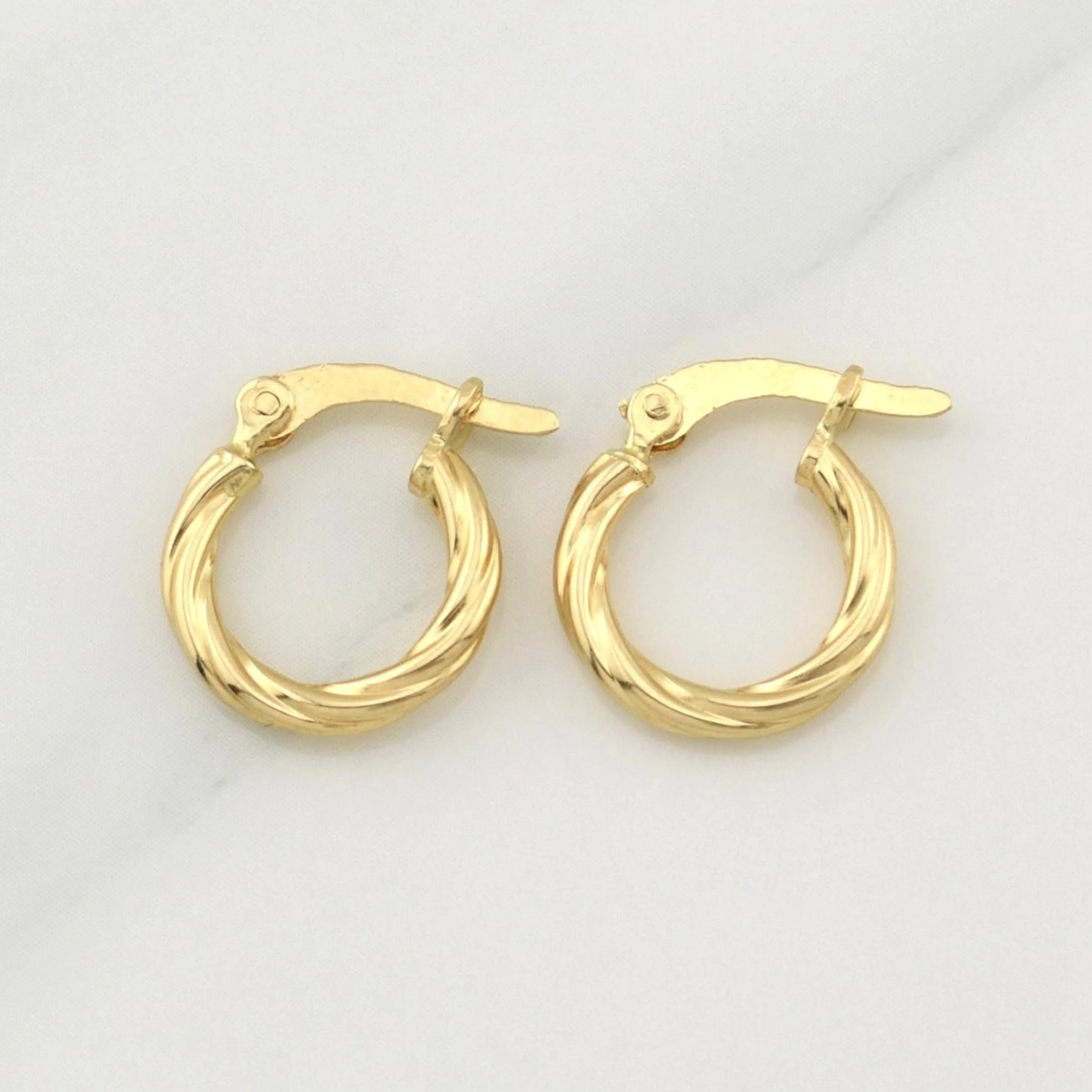 Candongas Mary 1 g / 1/2 in Oro Amarillo 18K