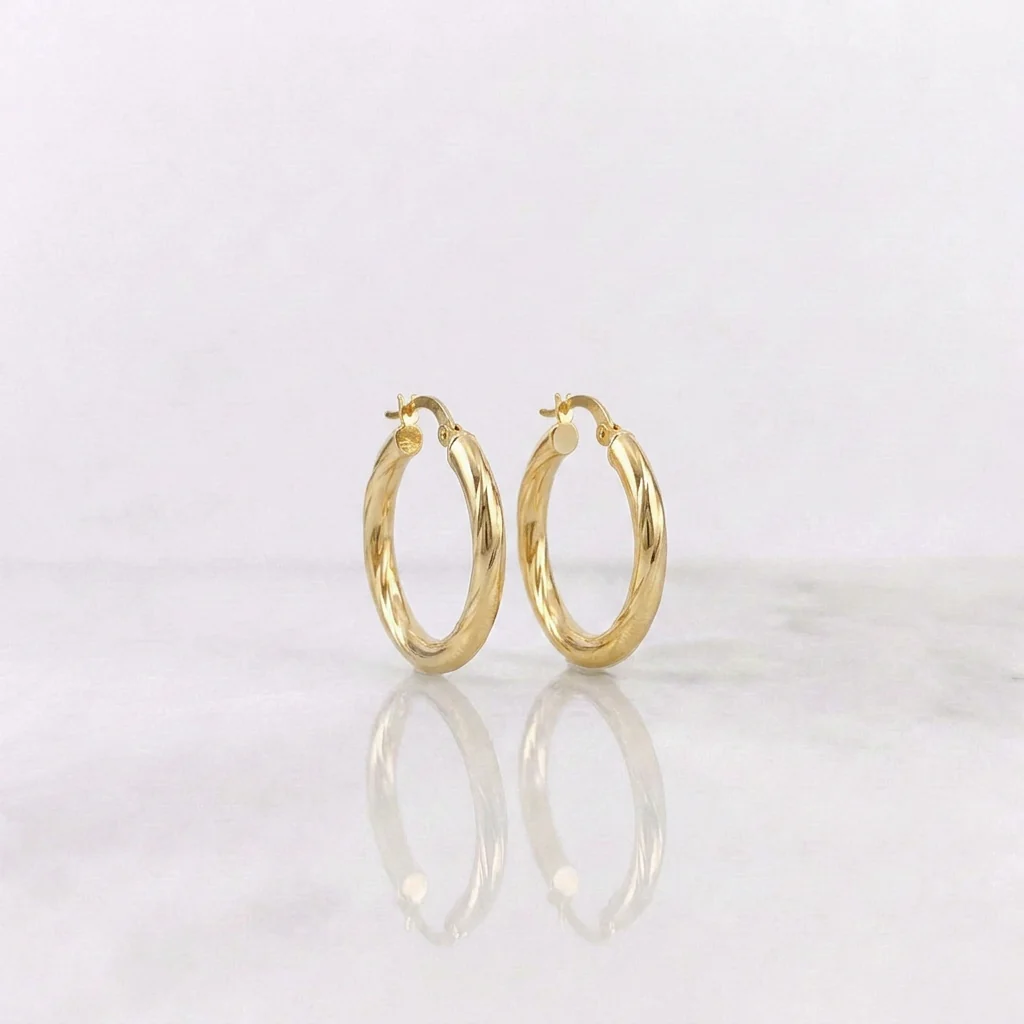 Candongas Mary 2.8gr / 1 in / Oro Amarillo 18K ©