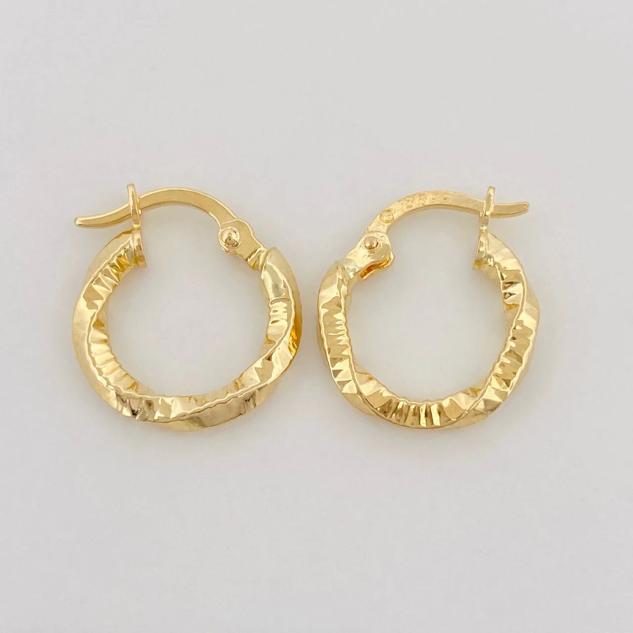 Candongas Megan 1.1g / 3/4 in Oro Amarillo 18K