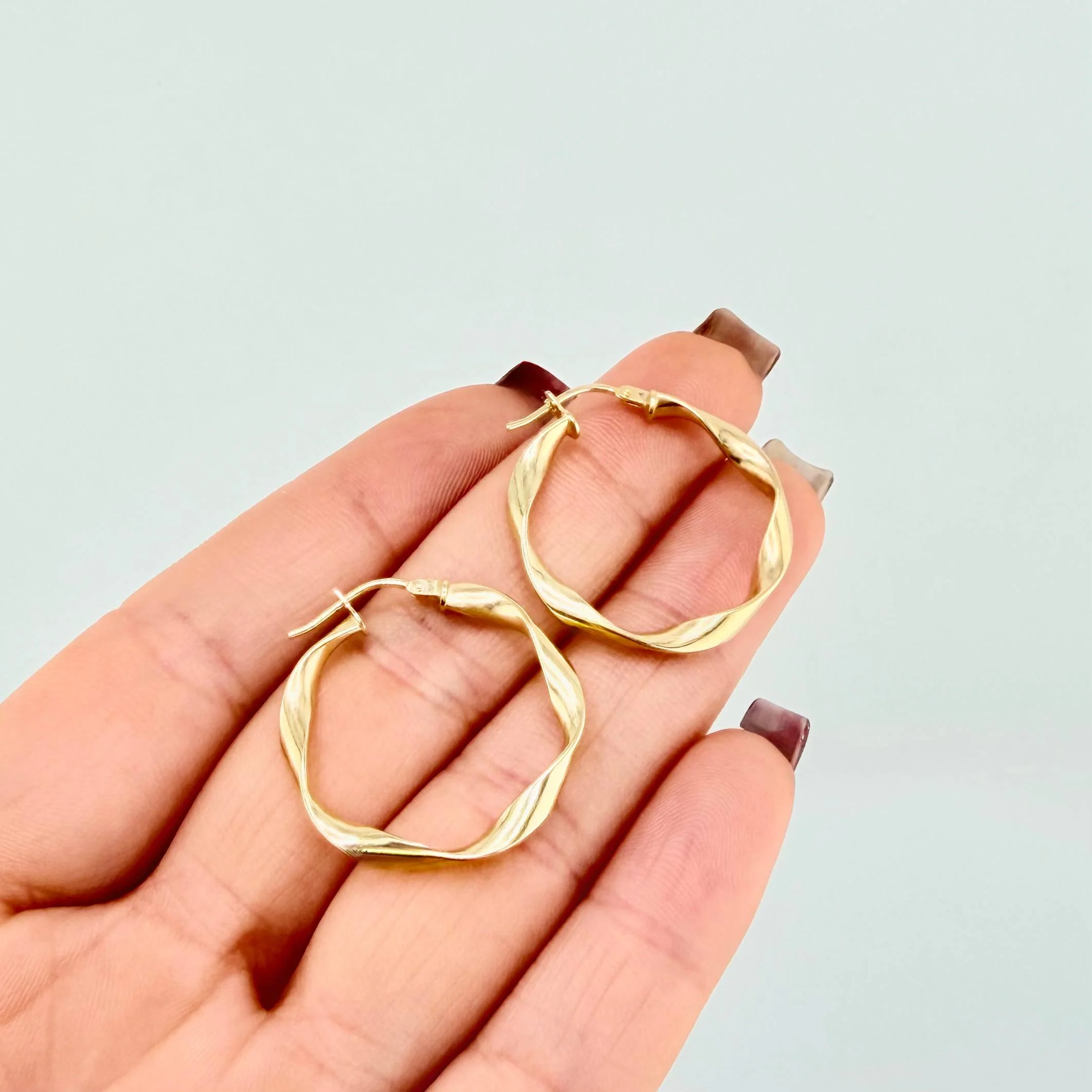 Candongas Nico 1.9gr / 1 in / Oro Amarillo 18K - Image 4