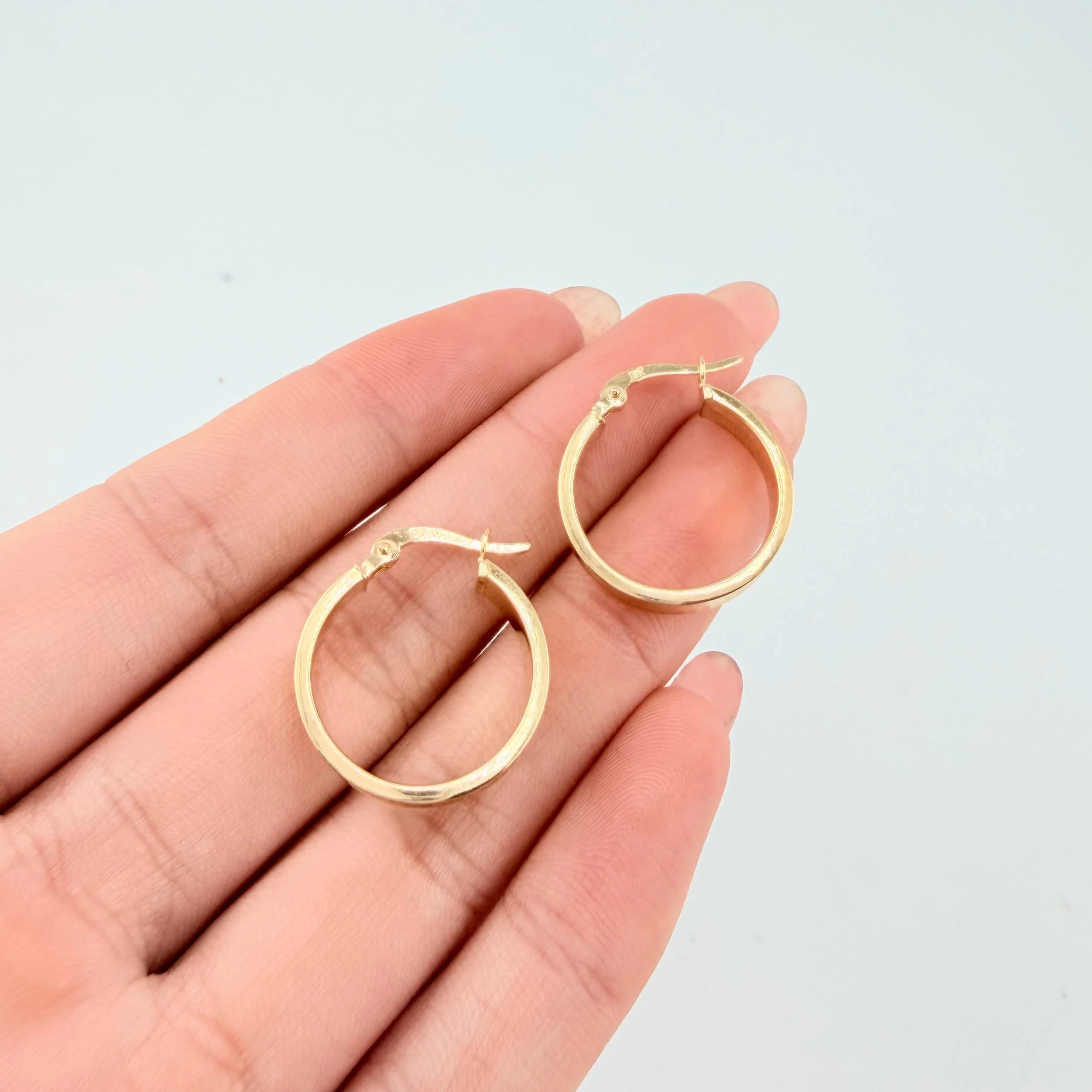 Candongas Tribal 1.95gr / 3/4 in / Oro Amarillo 18K - Image 4