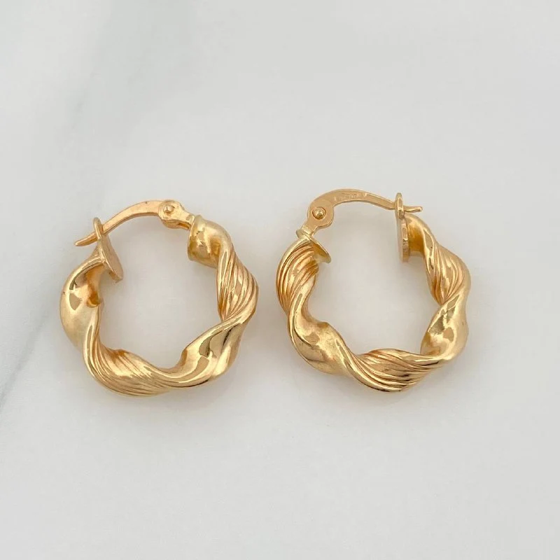 Candongas Valen 2gr / 3/4 in / Oro Amarillo 18K &