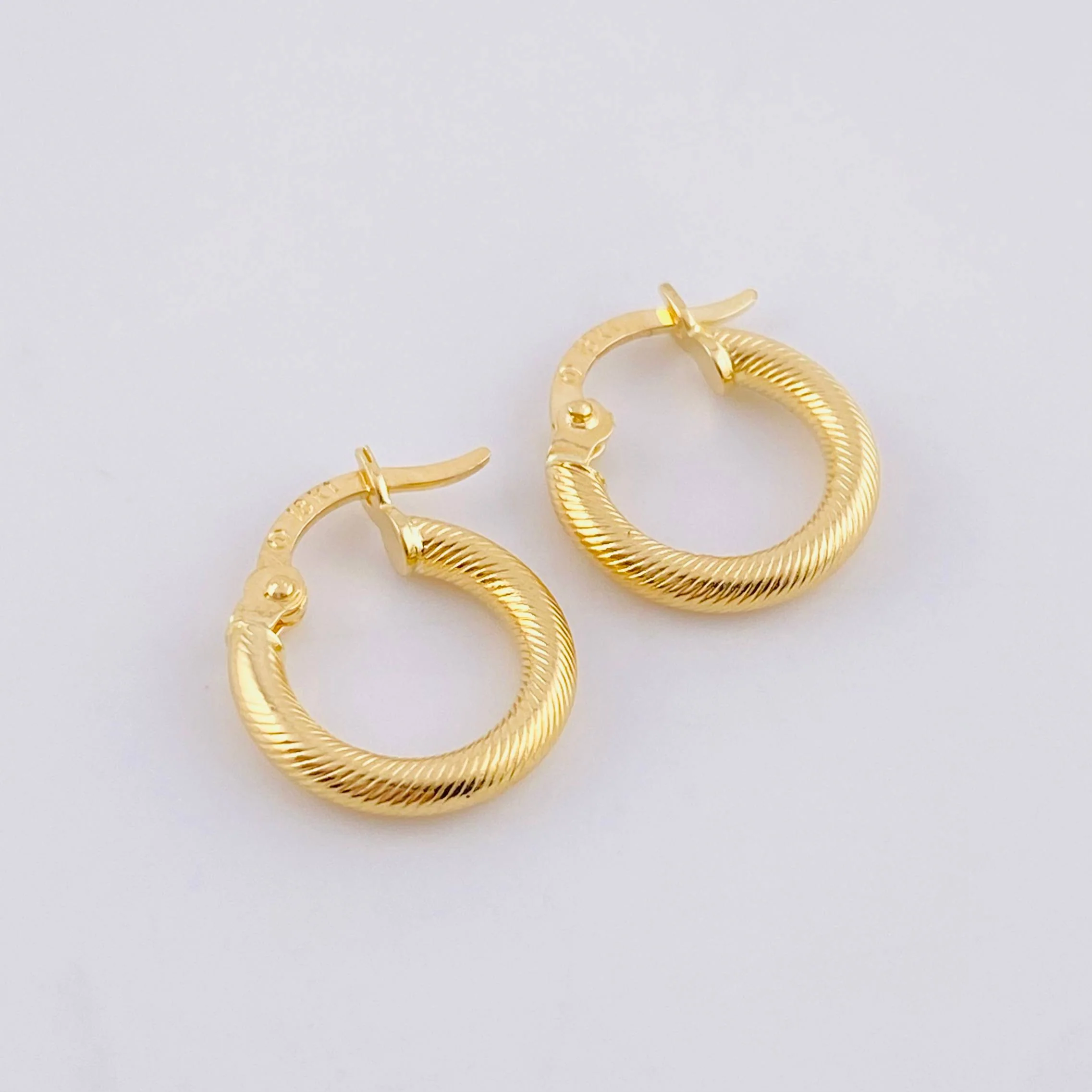 Candongas Zion 1g / 1/2 in Oro Amarillo 18K - Image 2