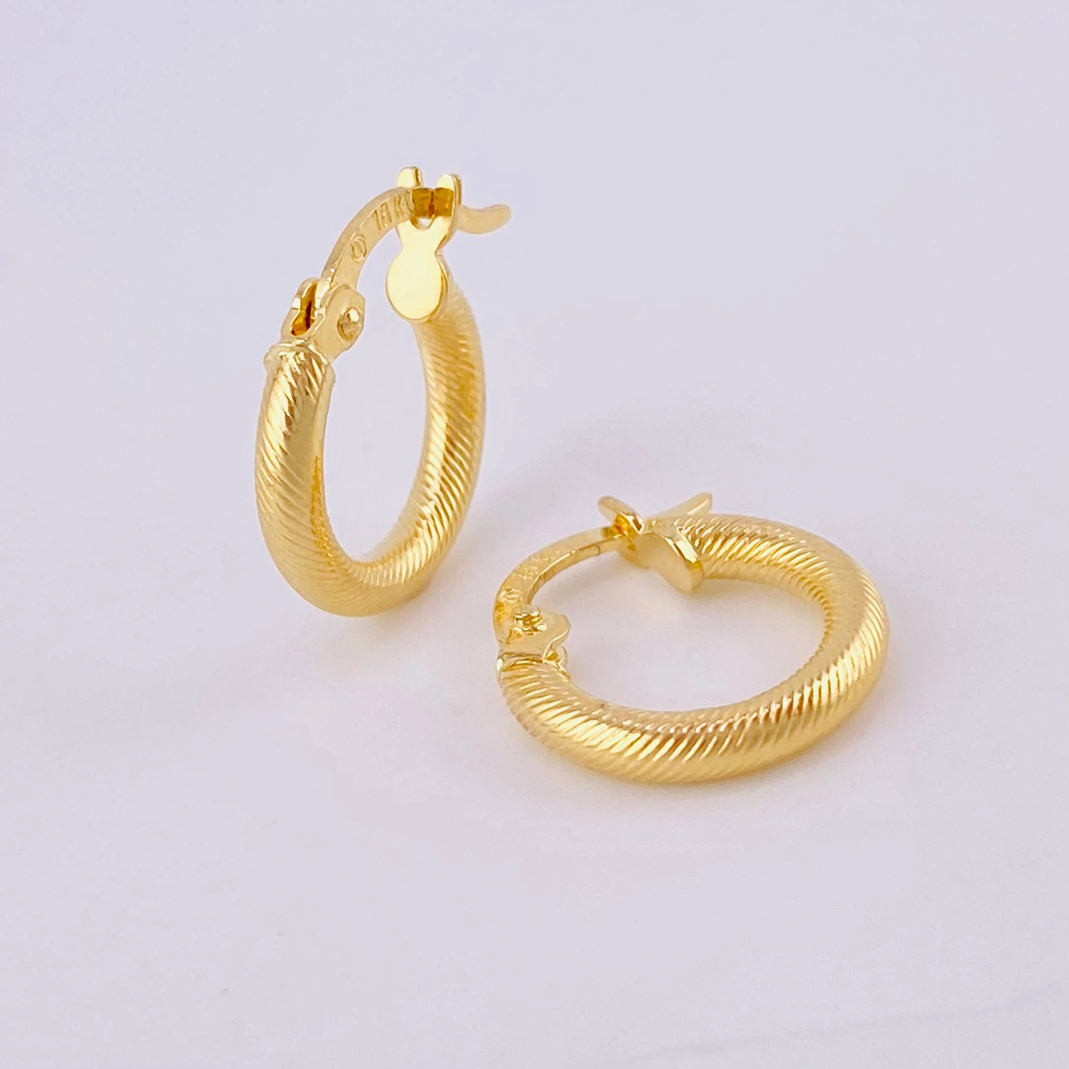 Candongas Zion 1g / 1/2 in Oro Amarillo 18K - Image 3