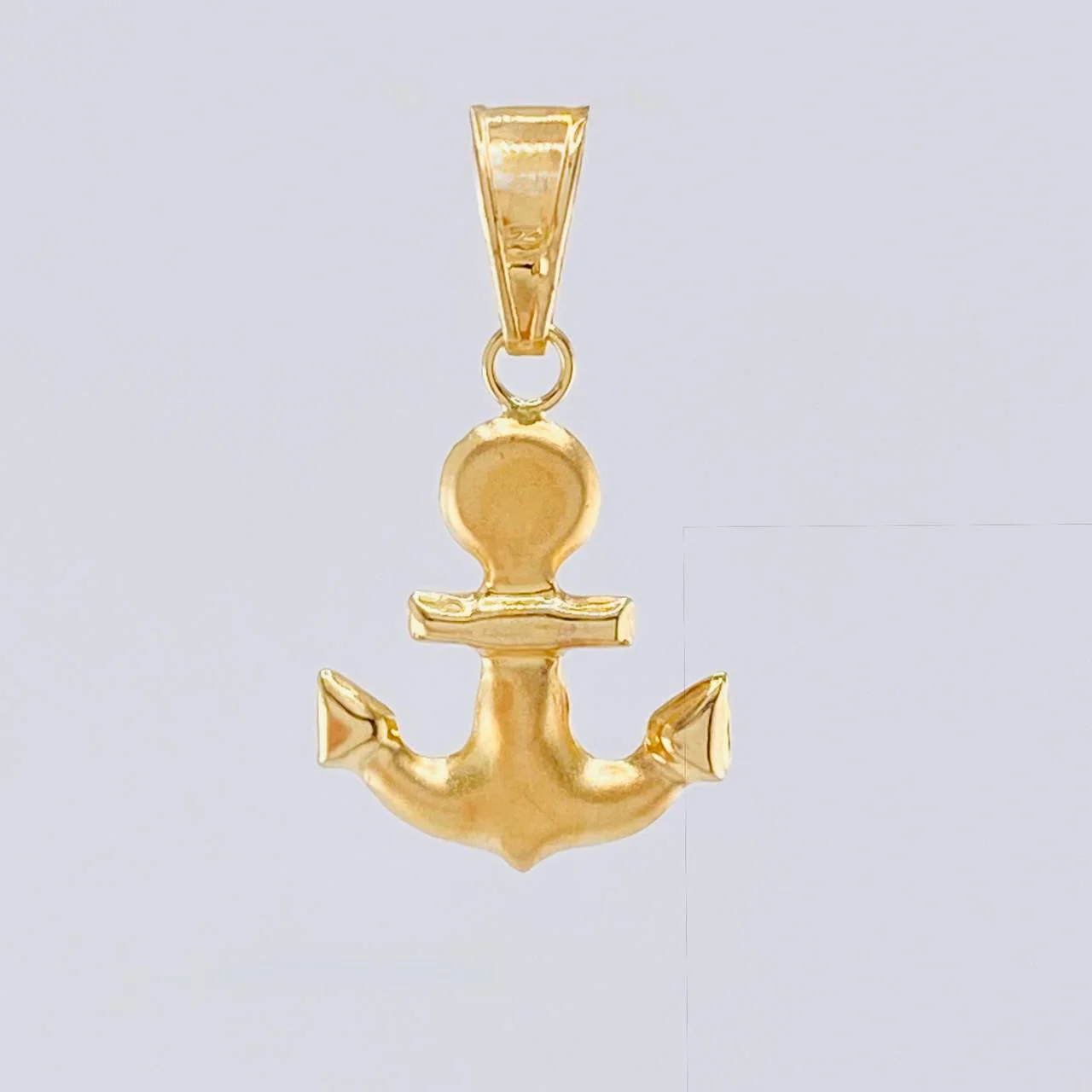 Dije Ancla Mate 1.05 g / 1 in Oro Amarillo 18K - Image 2